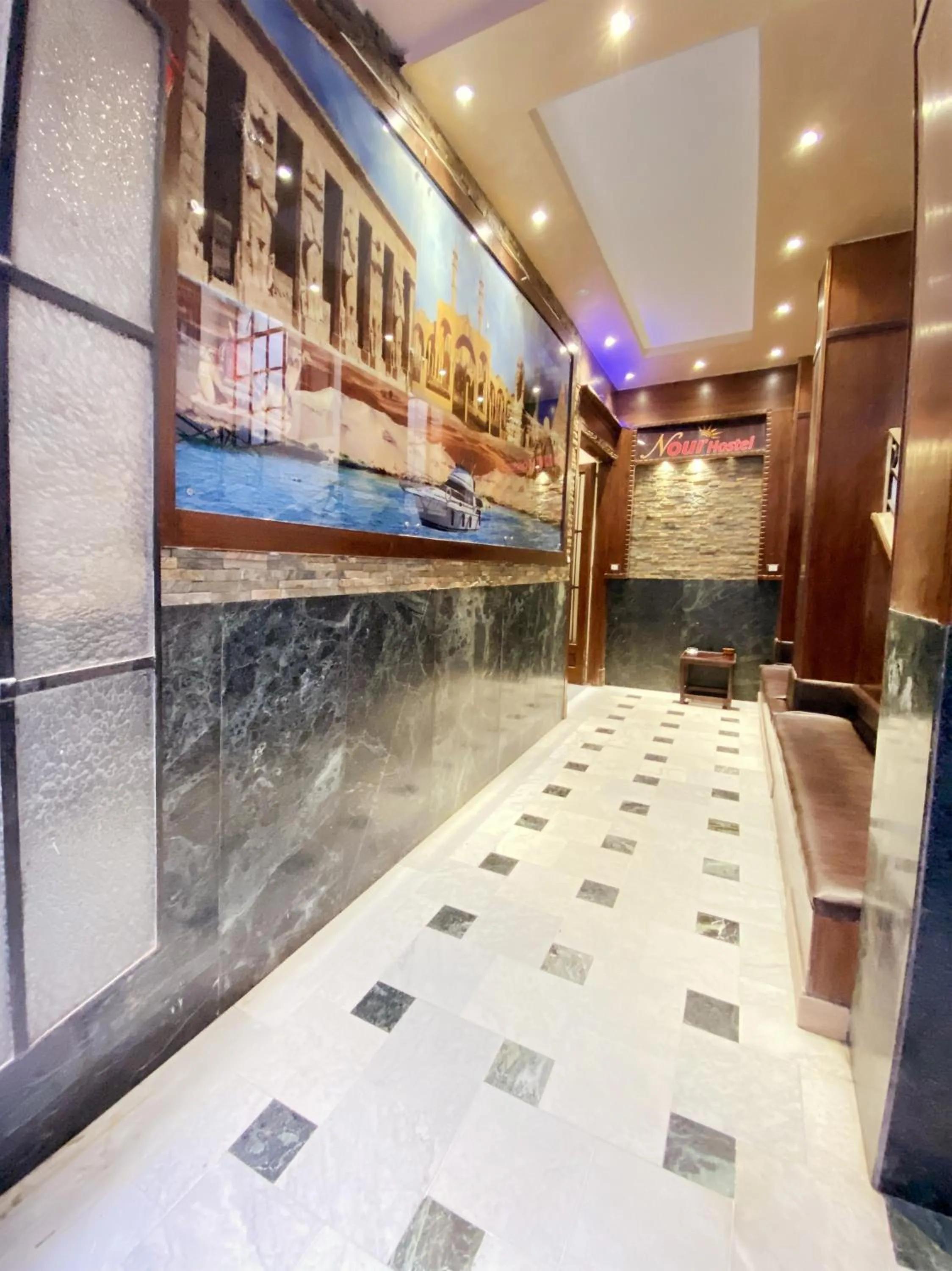 Facade/entrance in Nour Hostel