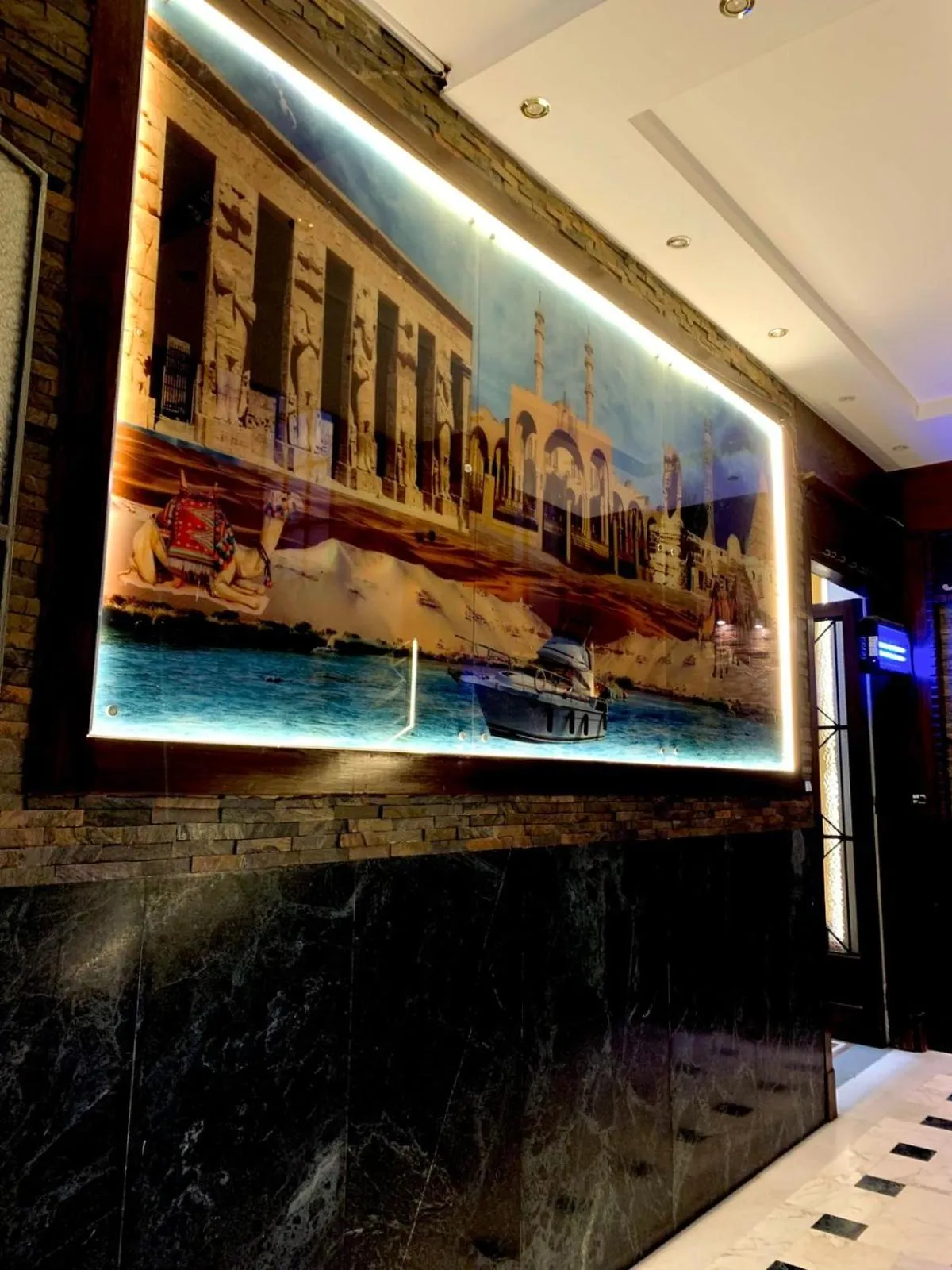 Lobby or reception in Nour Hostel