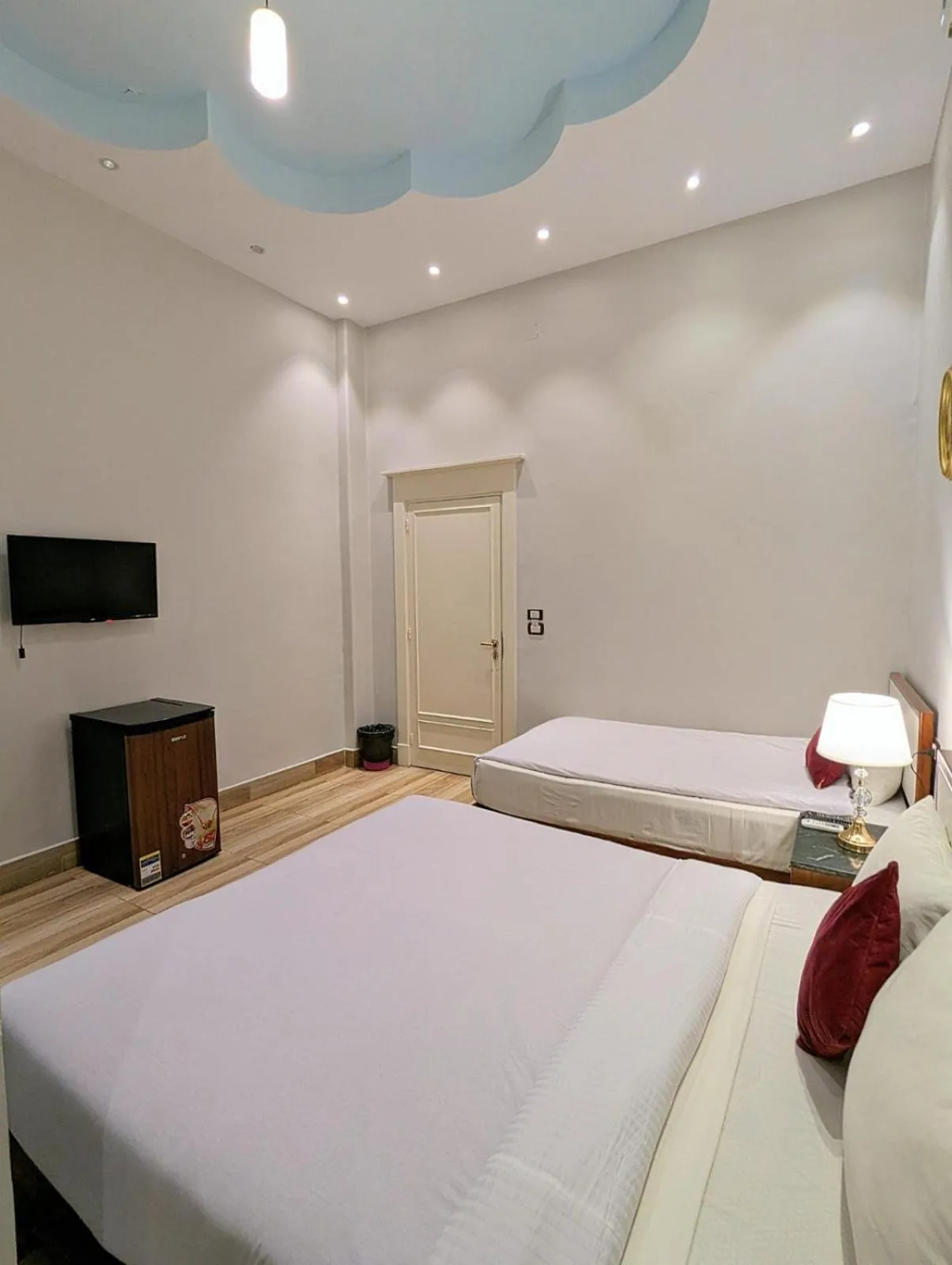 Communal lounge/ TV room, Bed in Nour Hostel