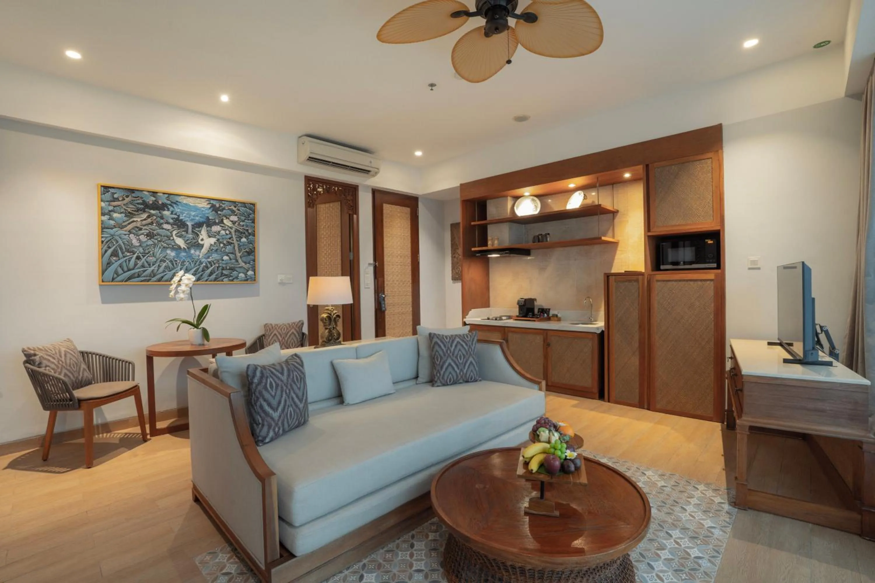 Kitchen or kitchenette in Kuta Seaview Beach Resort