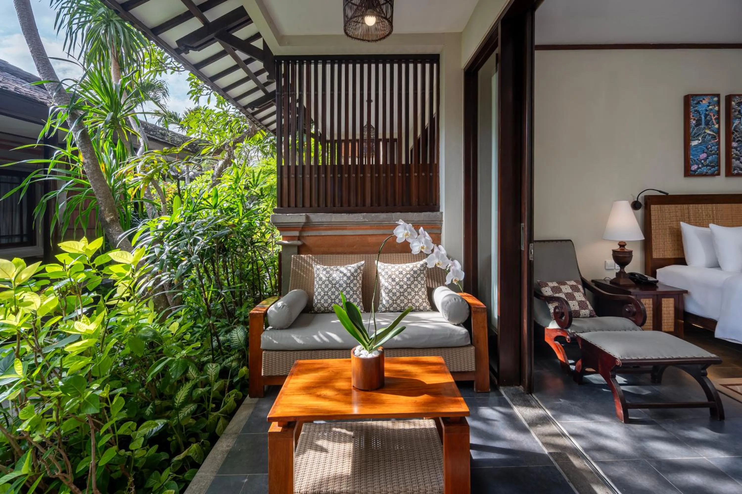 Balcony/Terrace in Kuta Seaview Beach Resort