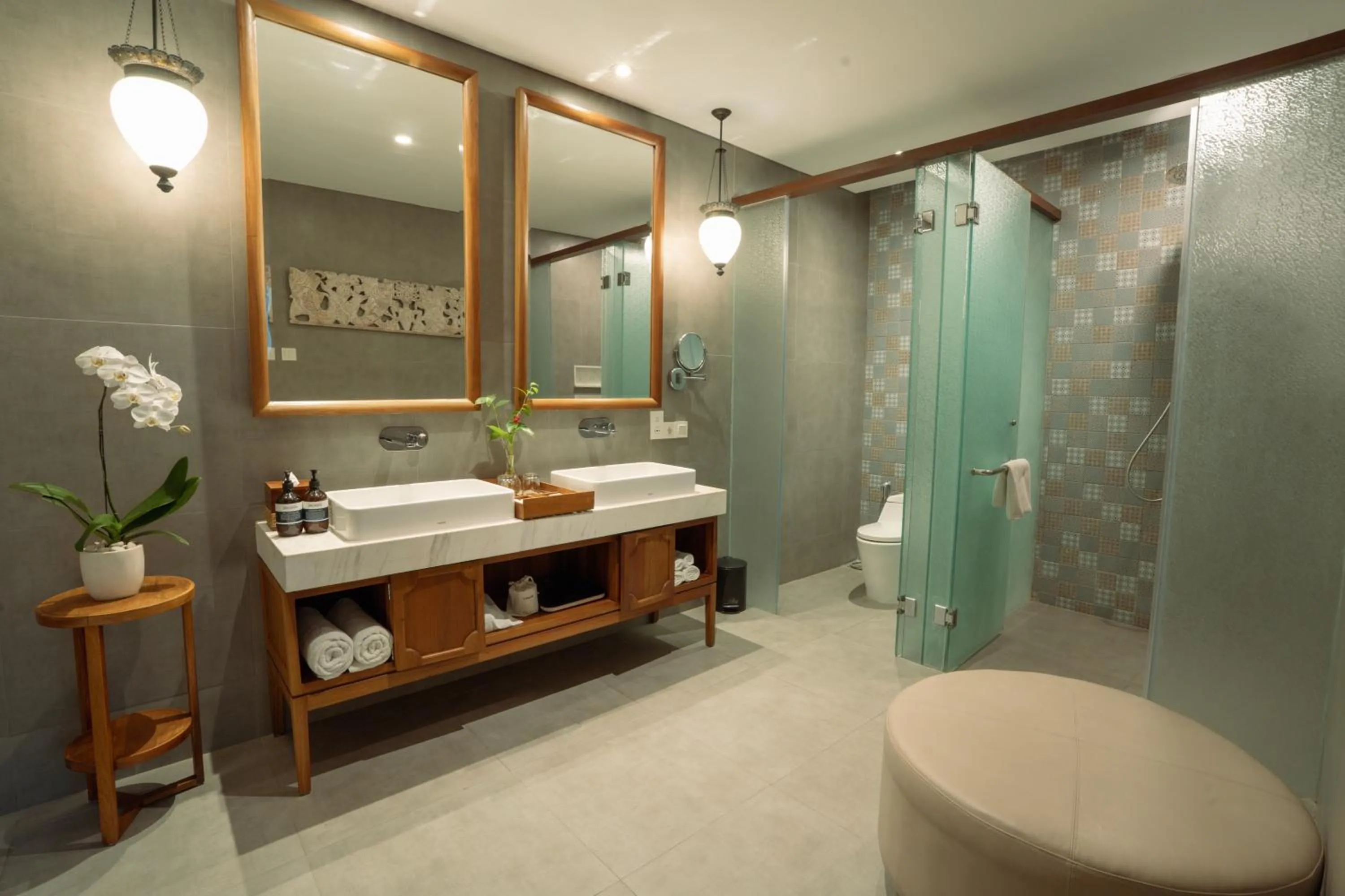 Bathroom in Kuta Seaview Beach Resort