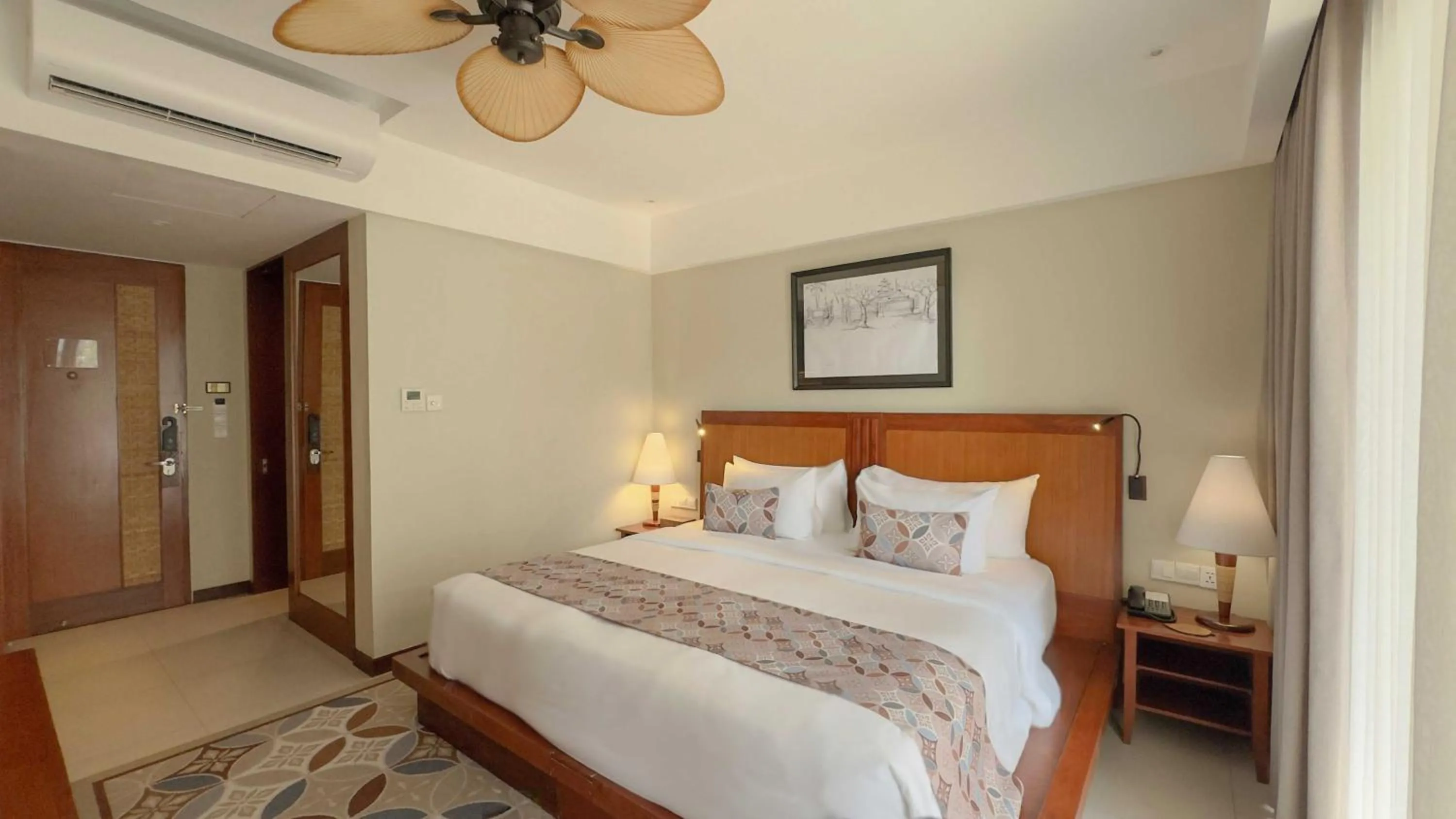 Bed in Kuta Seaview Beach Resort