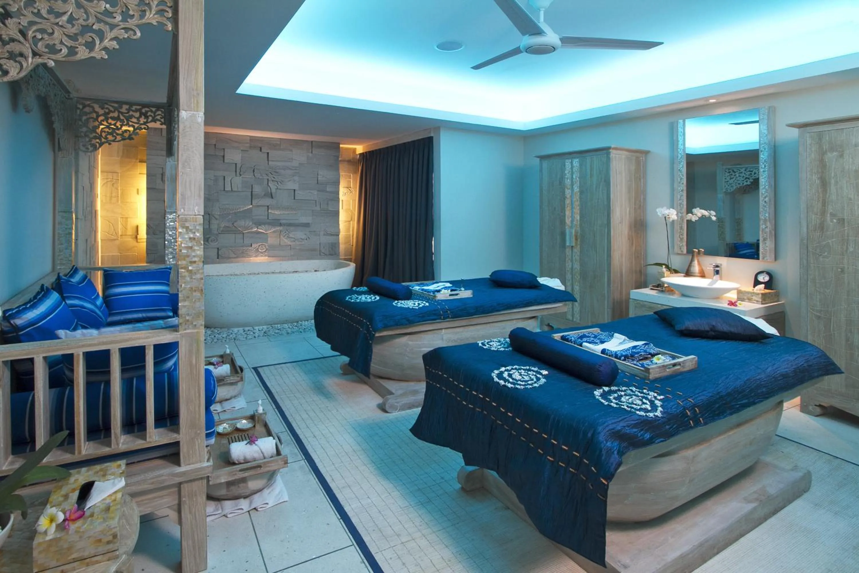 Spa and wellness centre/facilities, Bed in Kuta Seaview Beach Resort