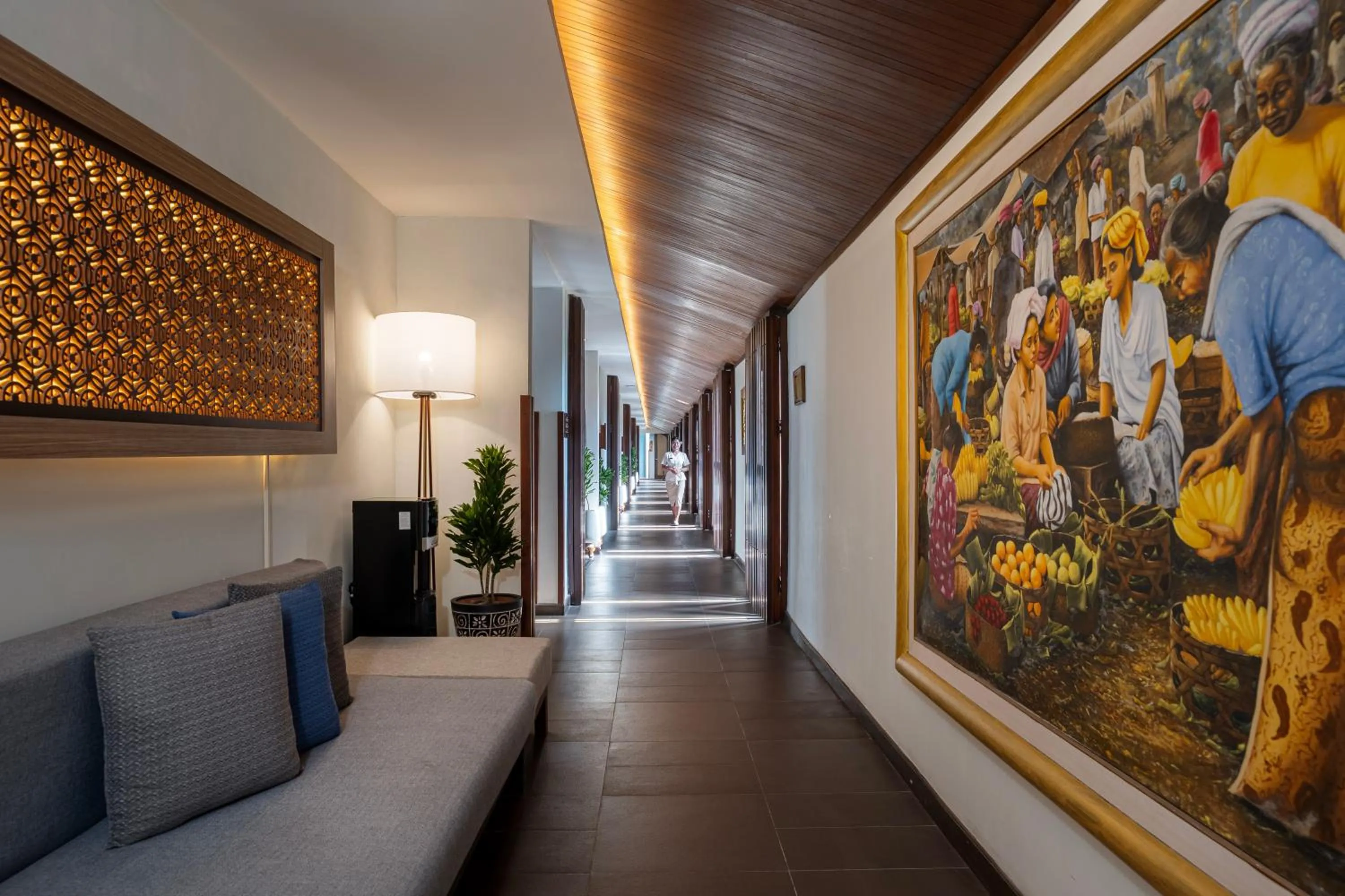 Decorative detail in Kuta Seaview Beach Resort