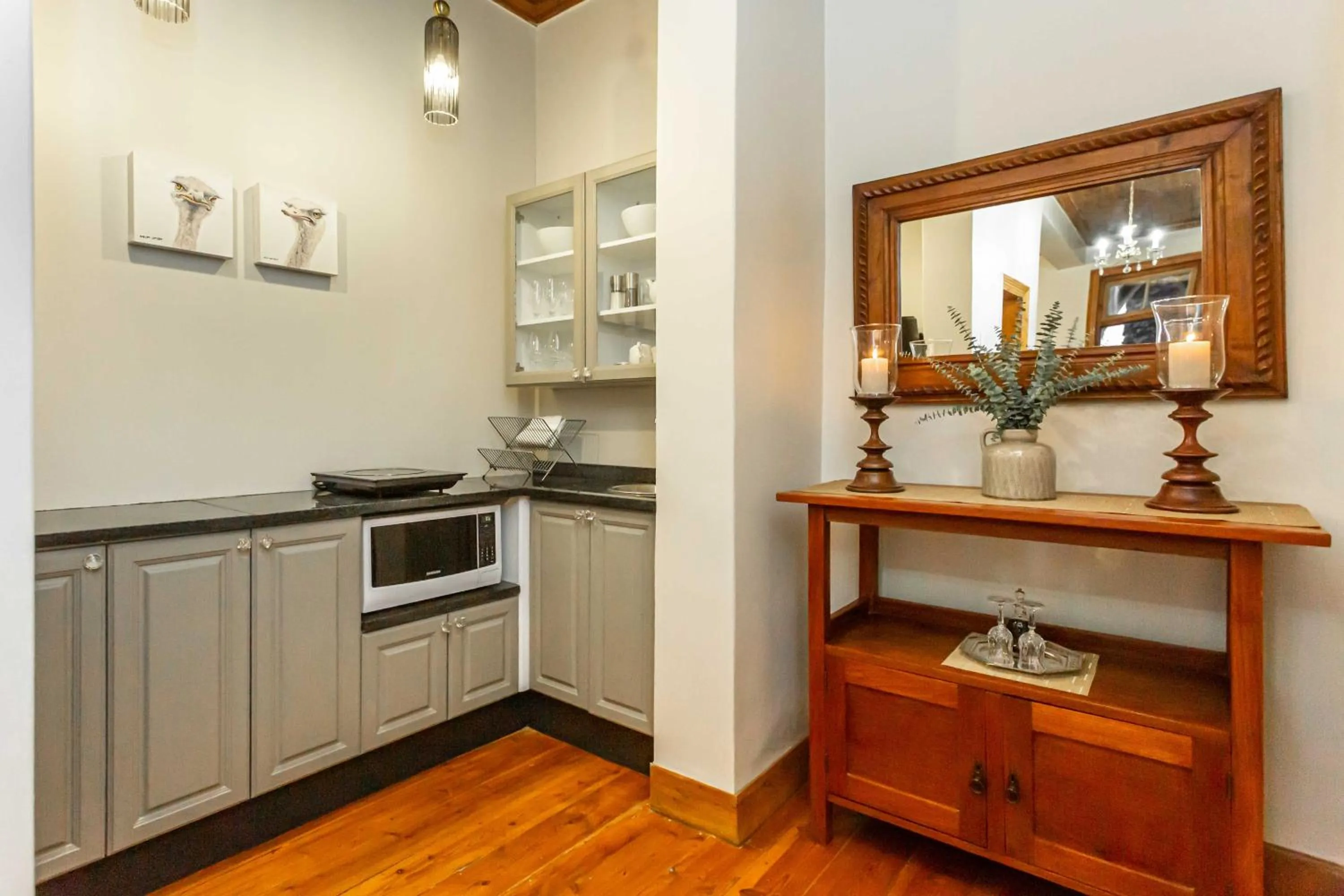 Kitchen or kitchenette in La Plume Boutique Hotel & Spa