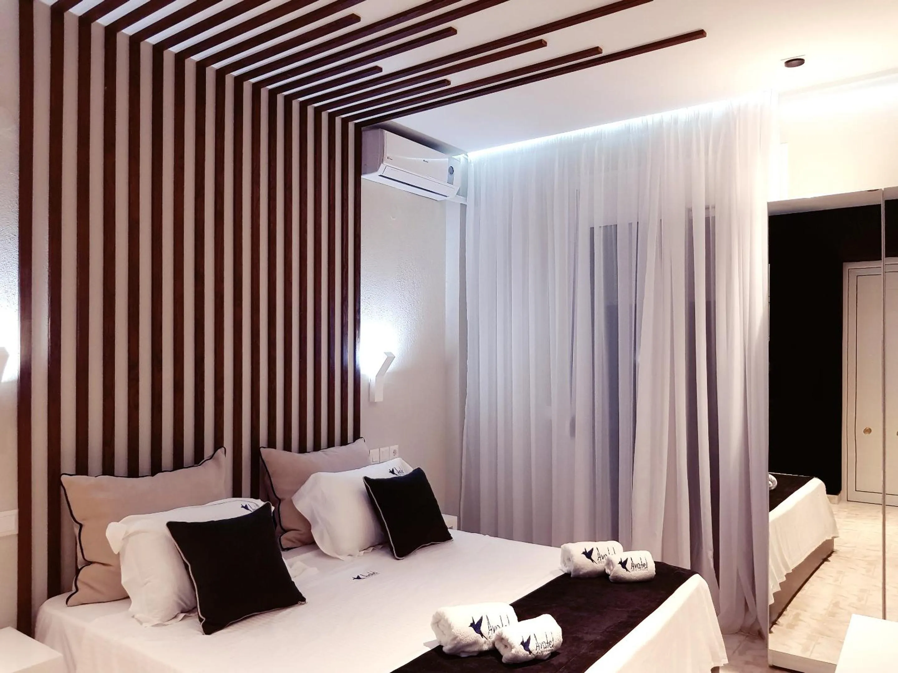 Bed in Avatel Eco Lodge