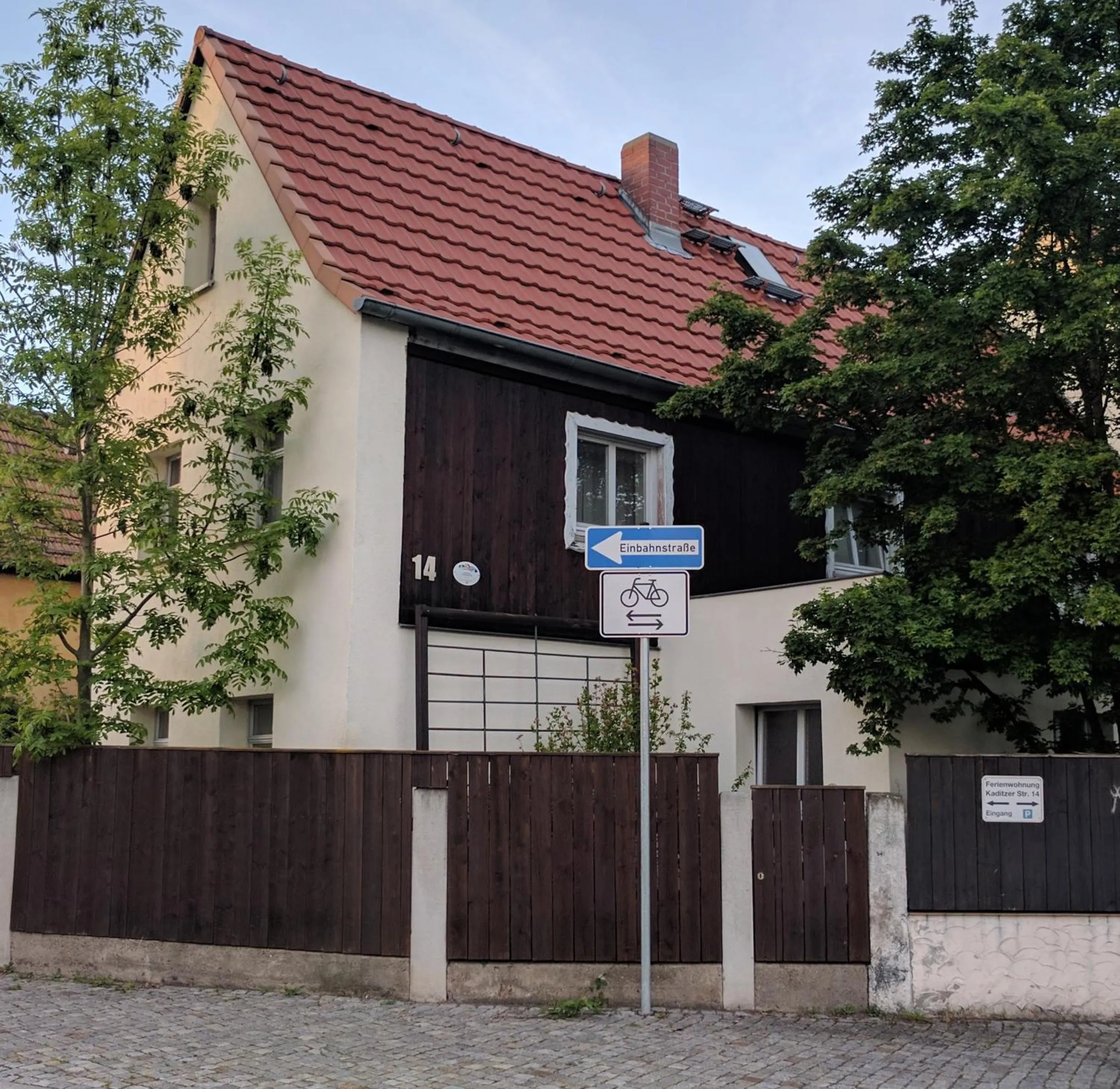 Facade/entrance in Ferienwohnung Pohle-Priske Radebeul