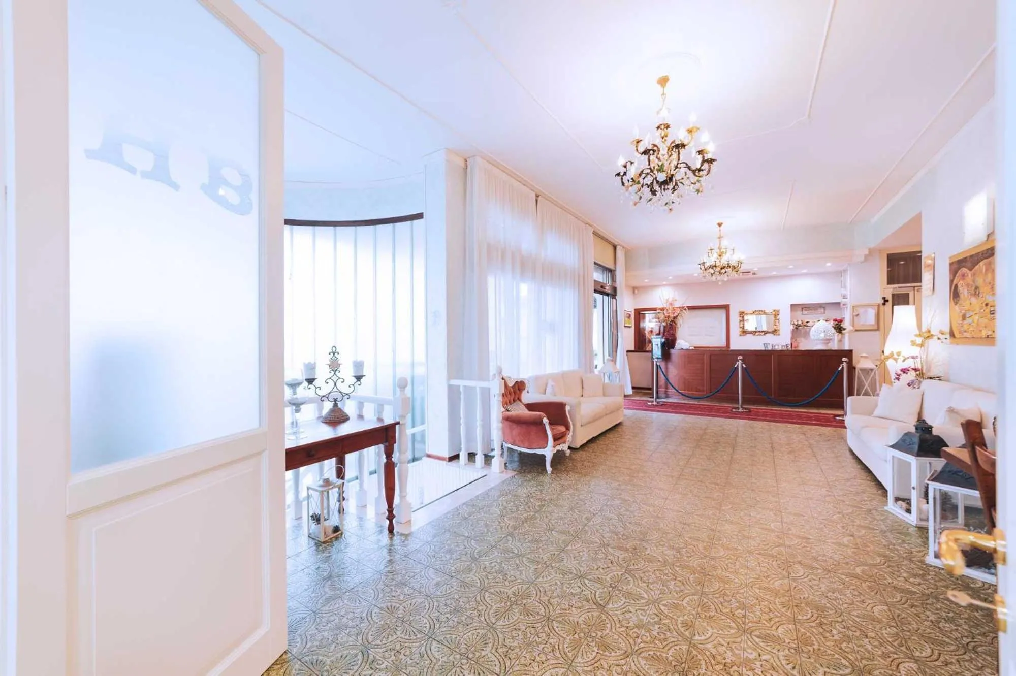 Bed in Hotel Bisanzio