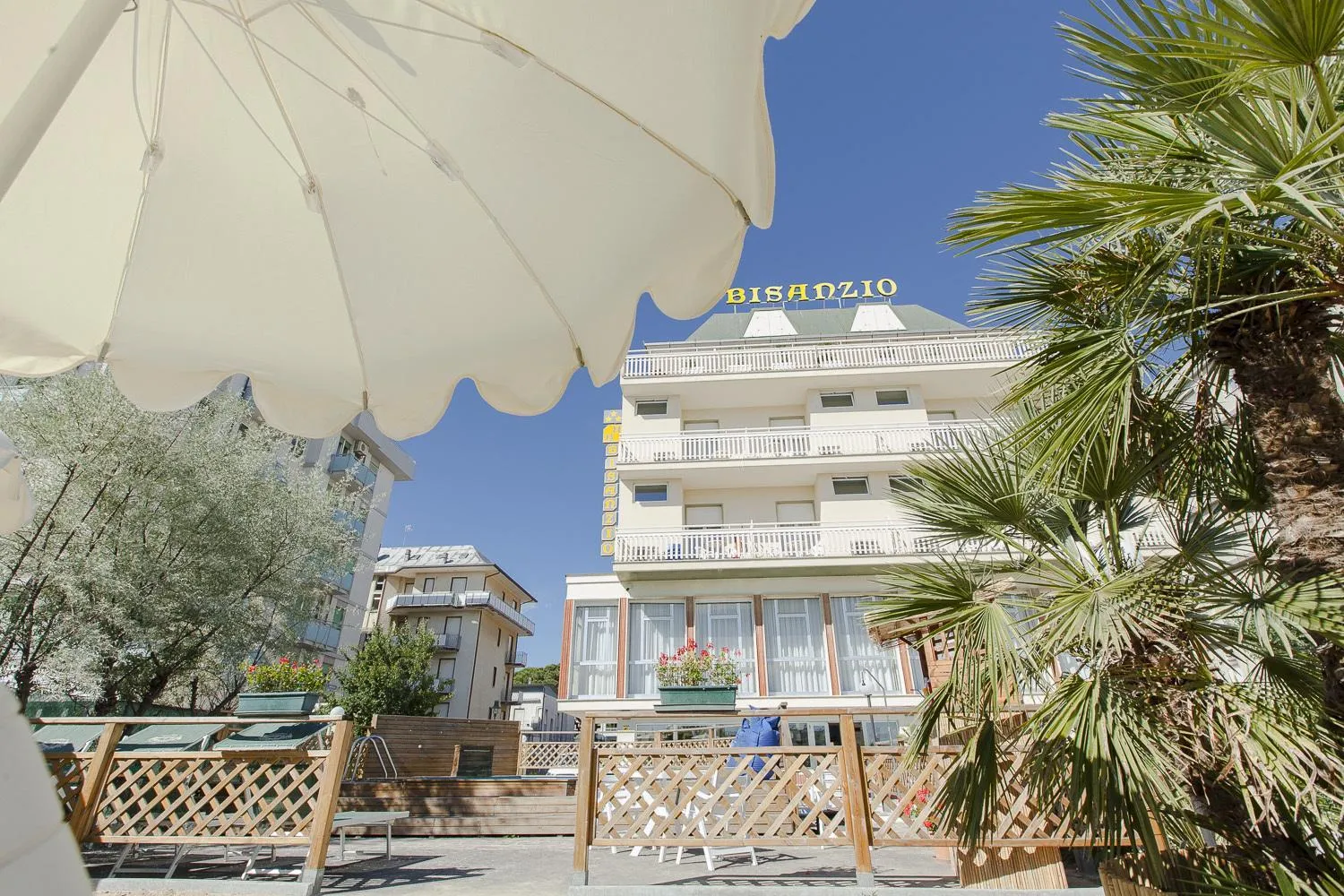 Facade/entrance in Hotel Bisanzio