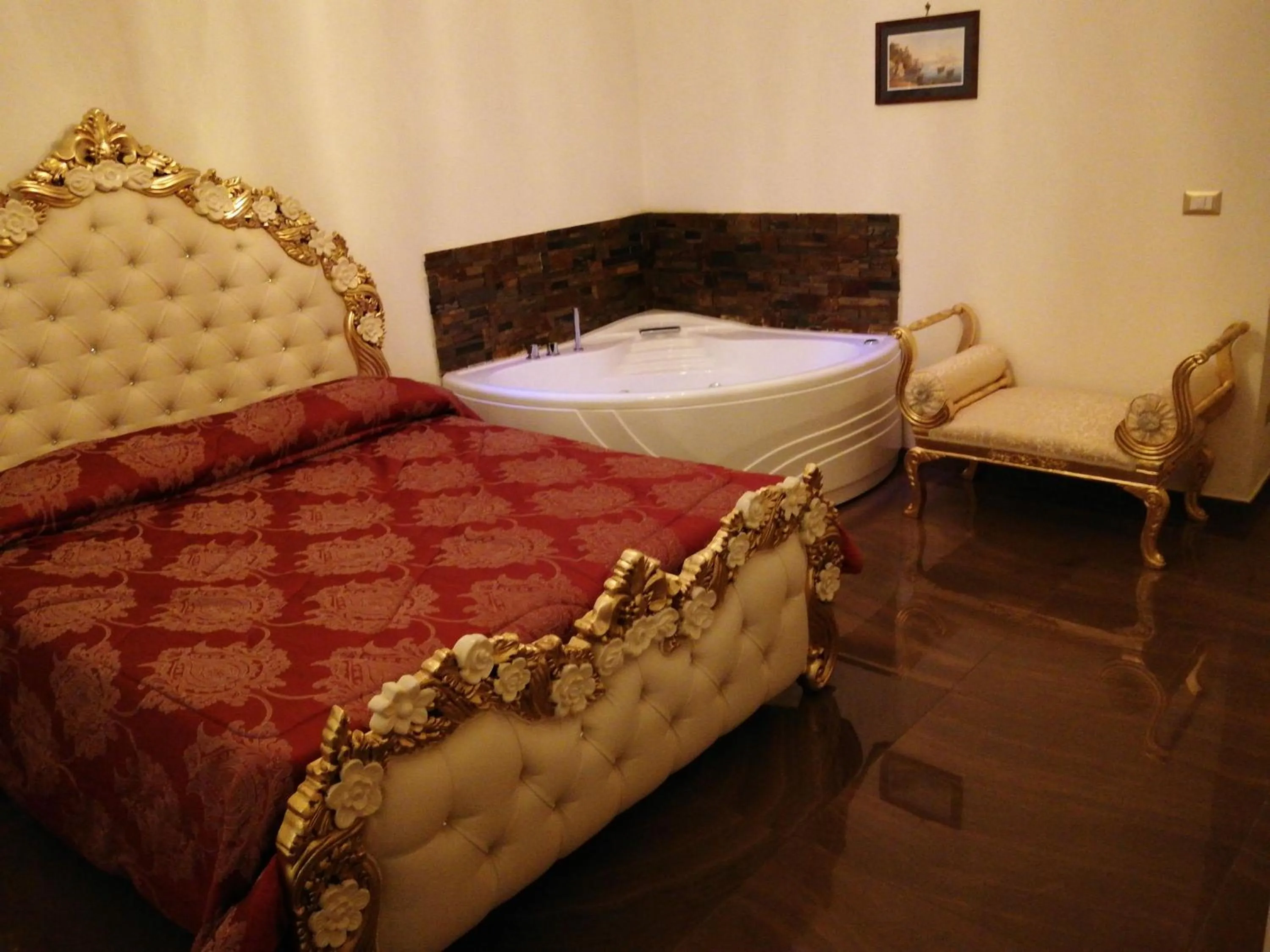 Photo of the whole room, Bed in beb Mariafrancesca