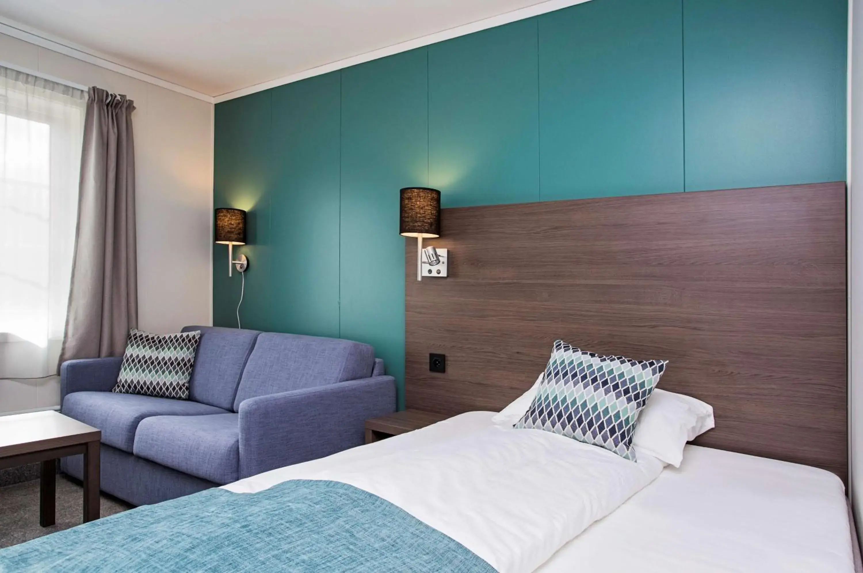 Bedroom, Bed in Scandic Leknes Lofoten Bedroom, Bed in Scandic Leknes Lofoten