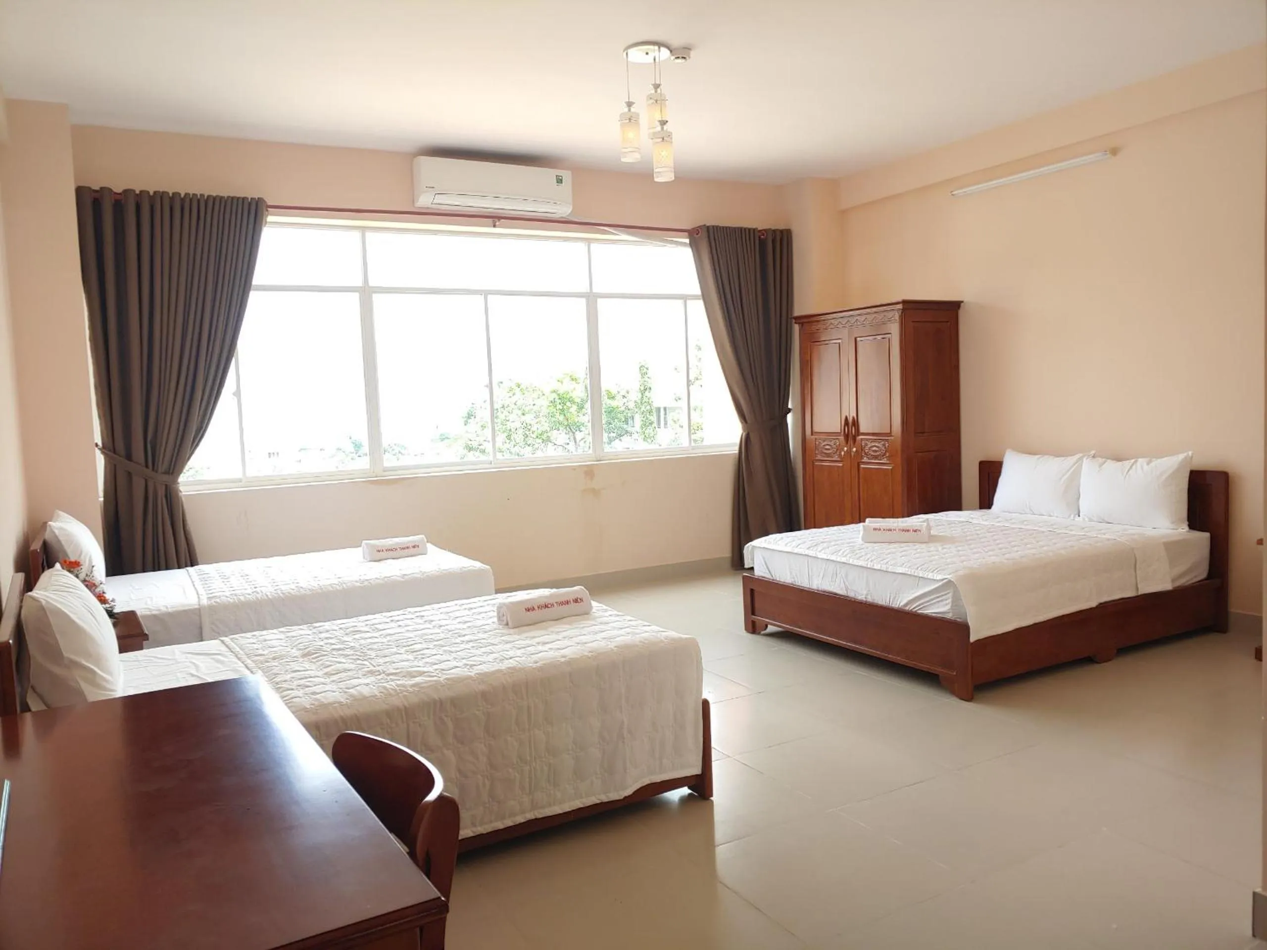 Bed in Thanh Nien Hotel - Vung Tau