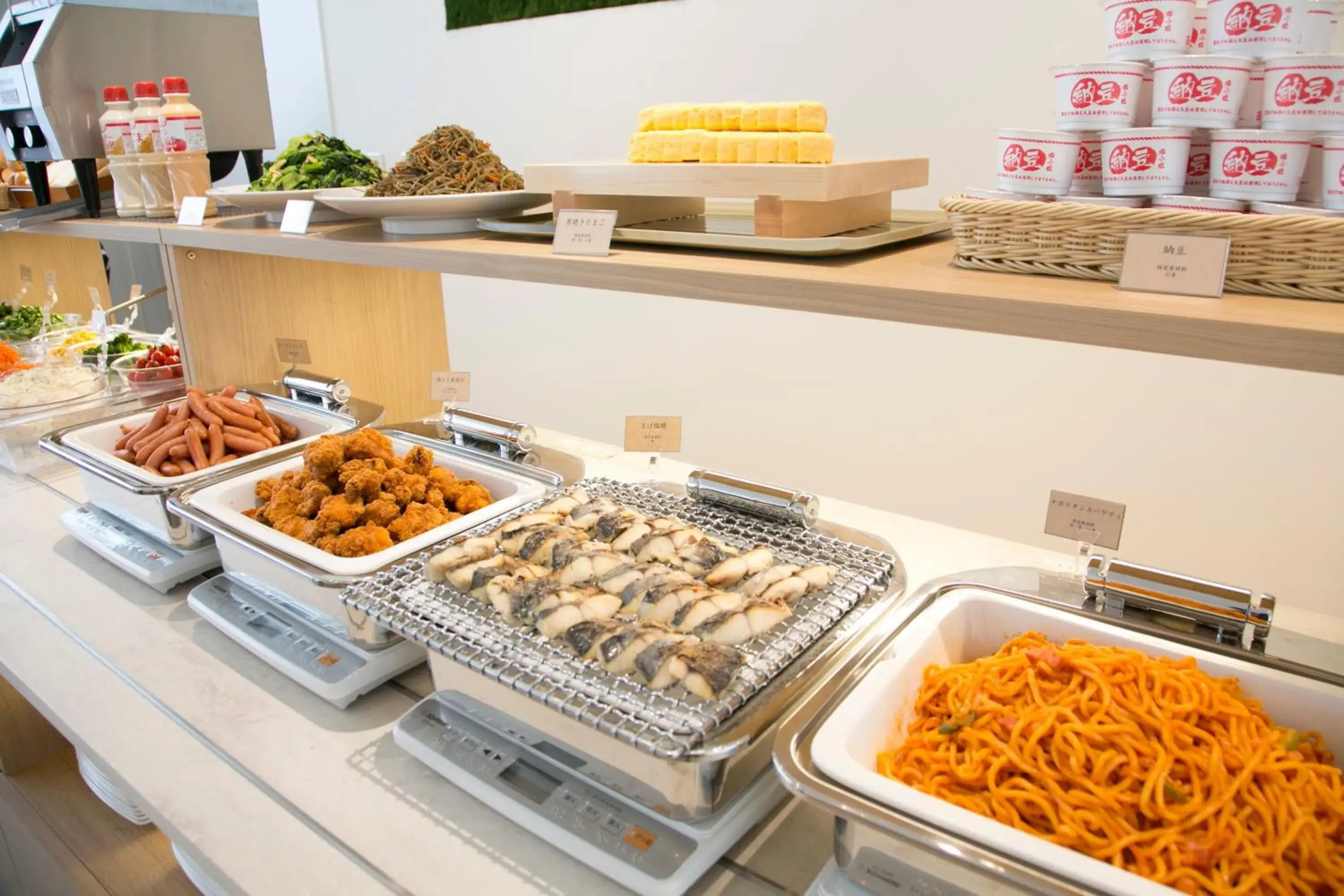 Buffet breakfast in Just Inn Premium Nagoya Station Buffet breakfast in Just Inn Premium Nagoya Station