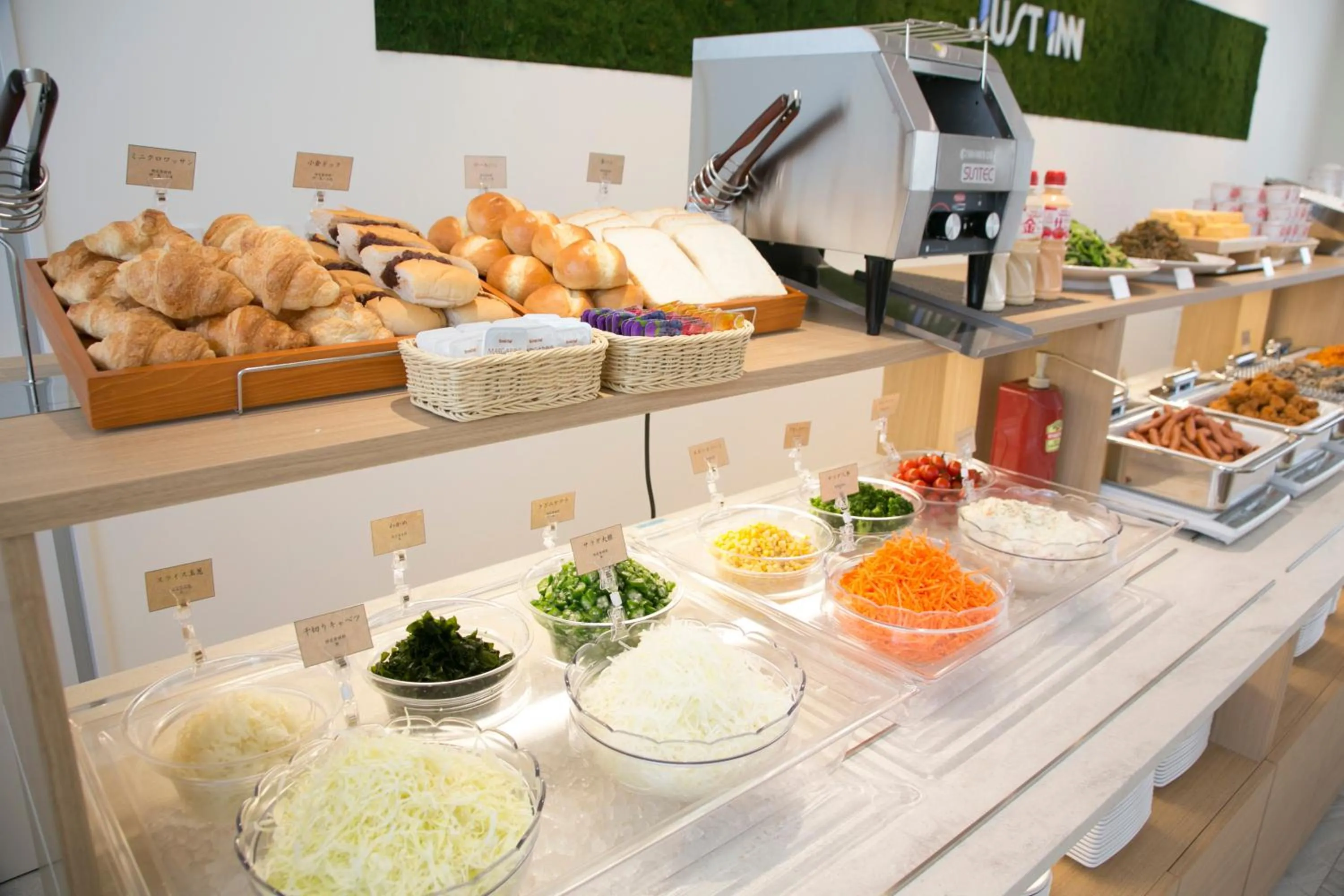 Buffet breakfast in Just Inn Premium Nagoya Station