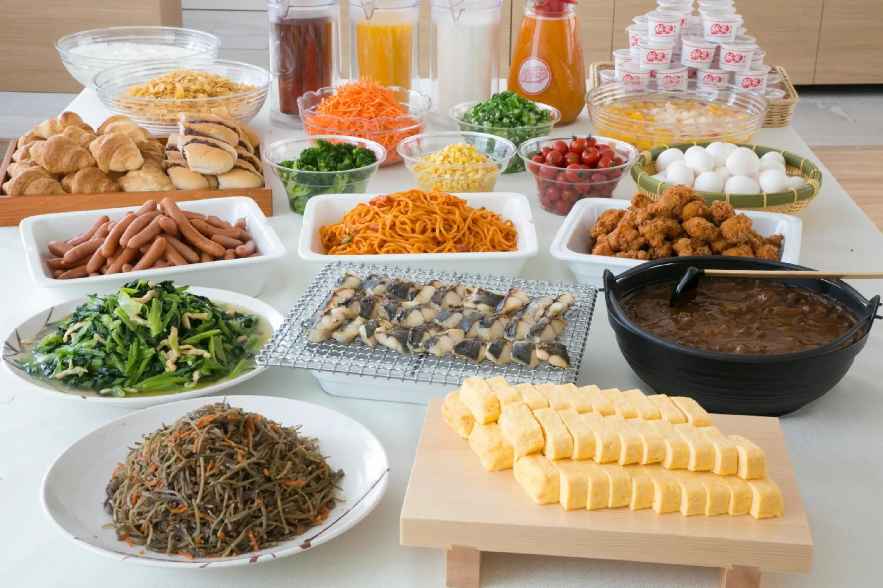 Buffet breakfast in Just Inn Premium Nagoya Station Buffet breakfast in Just Inn Premium Nagoya Station