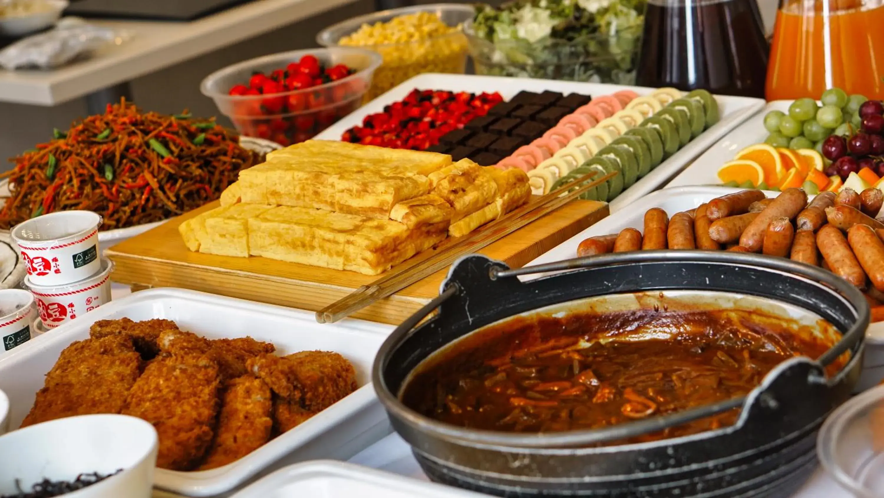 Buffet breakfast in Just Inn Premium Nagoya Station Buffet breakfast in Just Inn Premium Nagoya Station