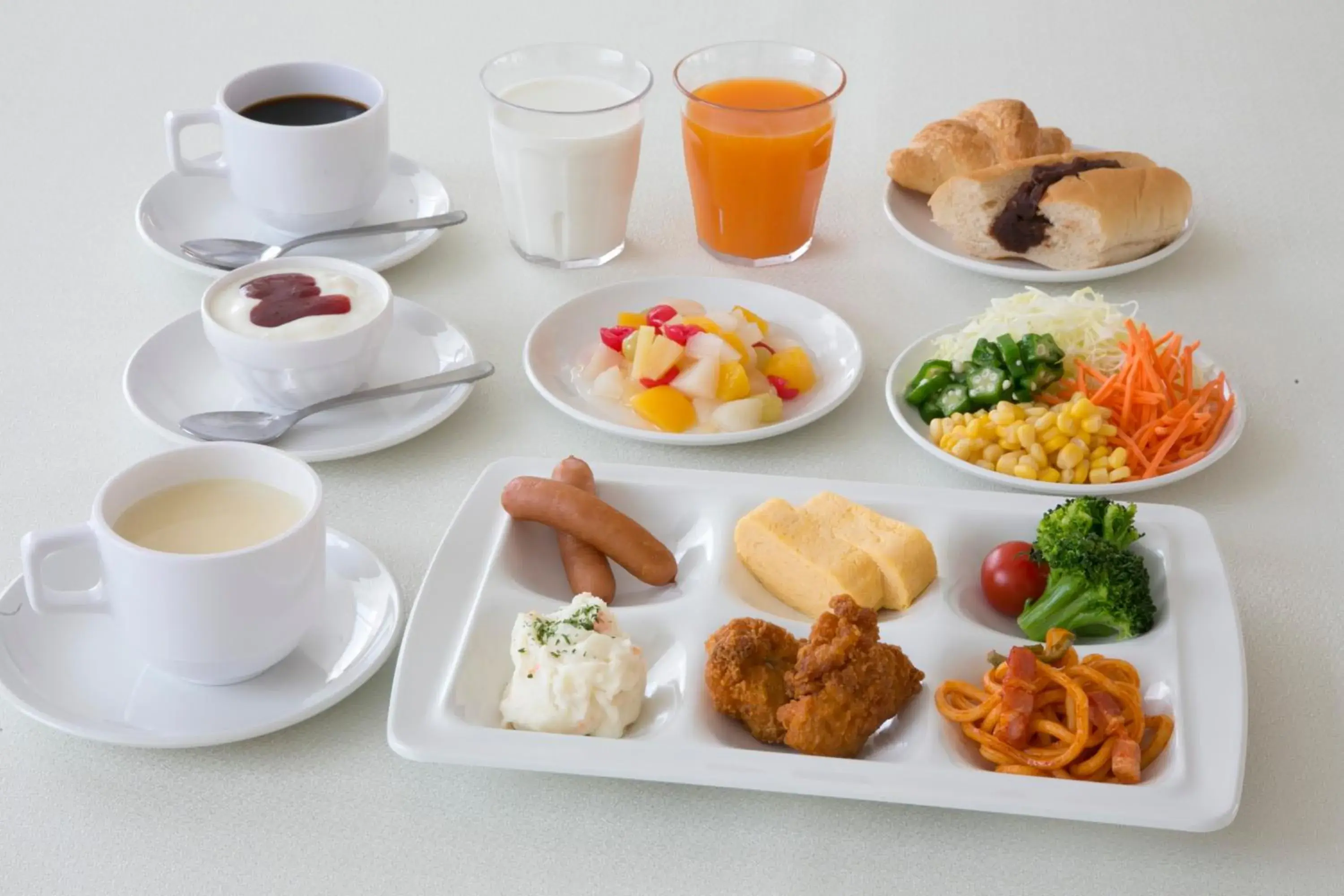 Buffet breakfast in Just Inn Premium Nagoya Station Buffet breakfast in Just Inn Premium Nagoya Station