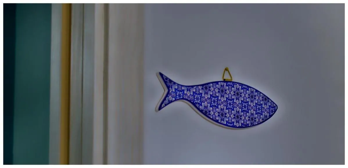 Decorative detail in TorreBlu Residence