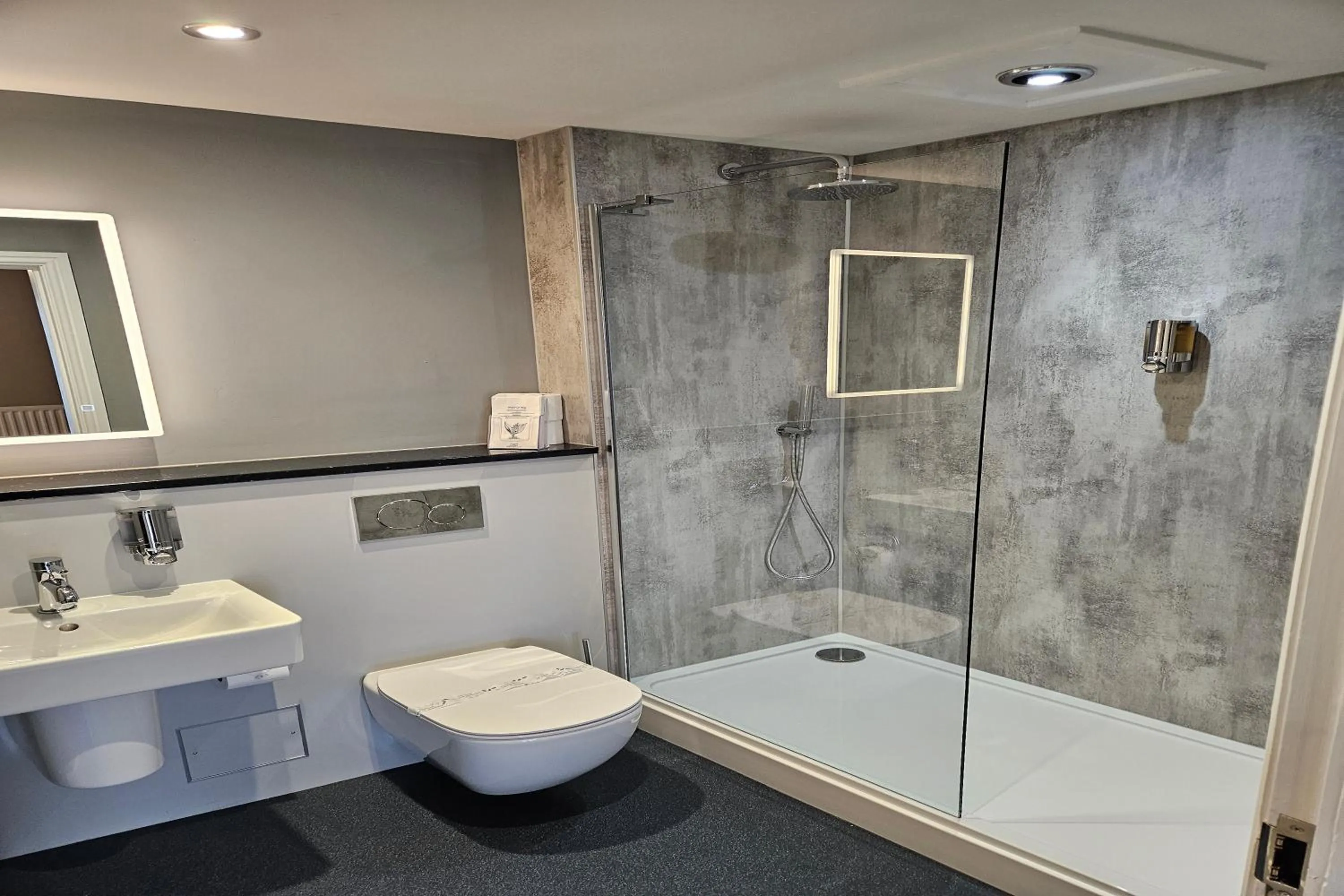 Shower in Brathay Lodge