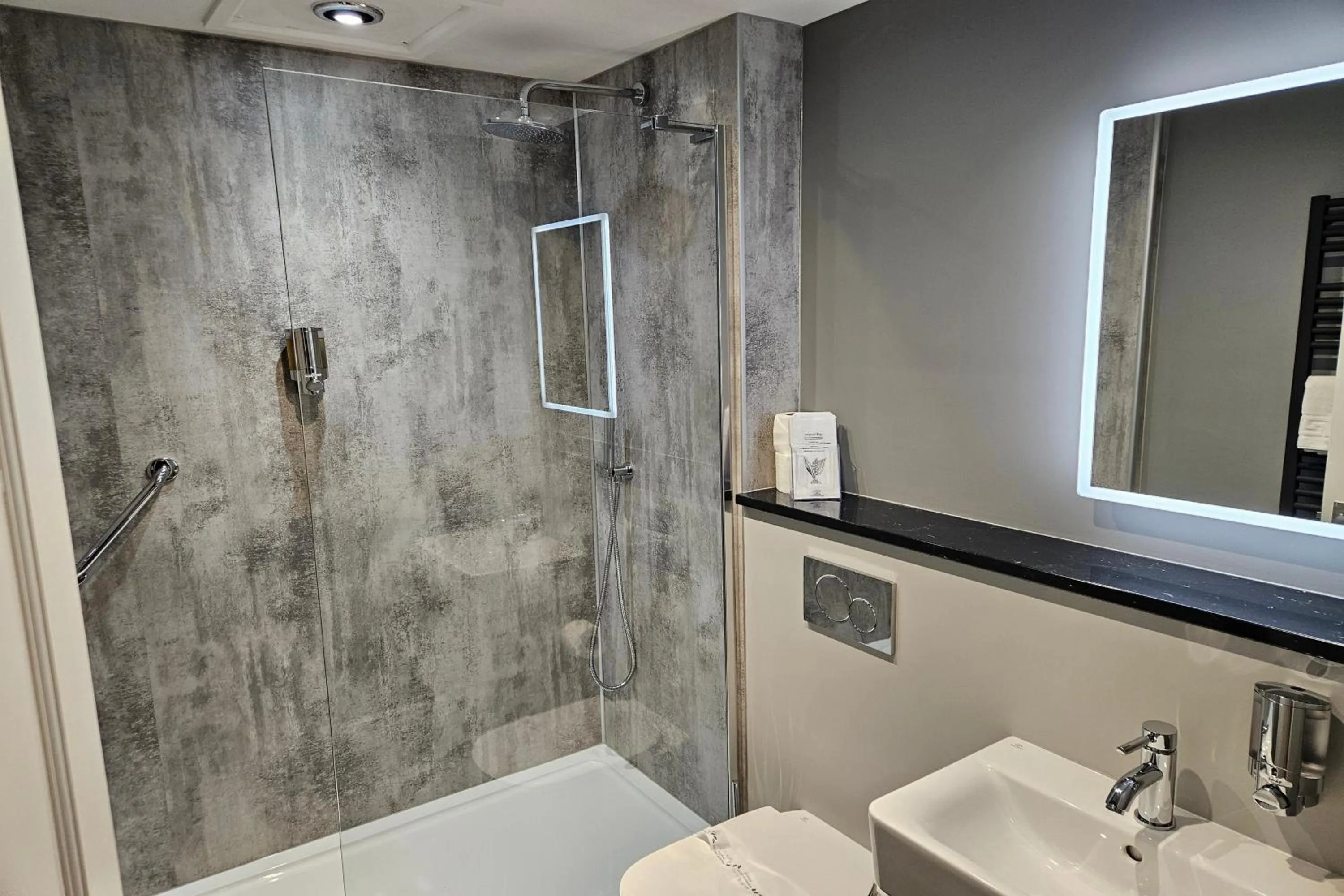 Shower in Brathay Lodge