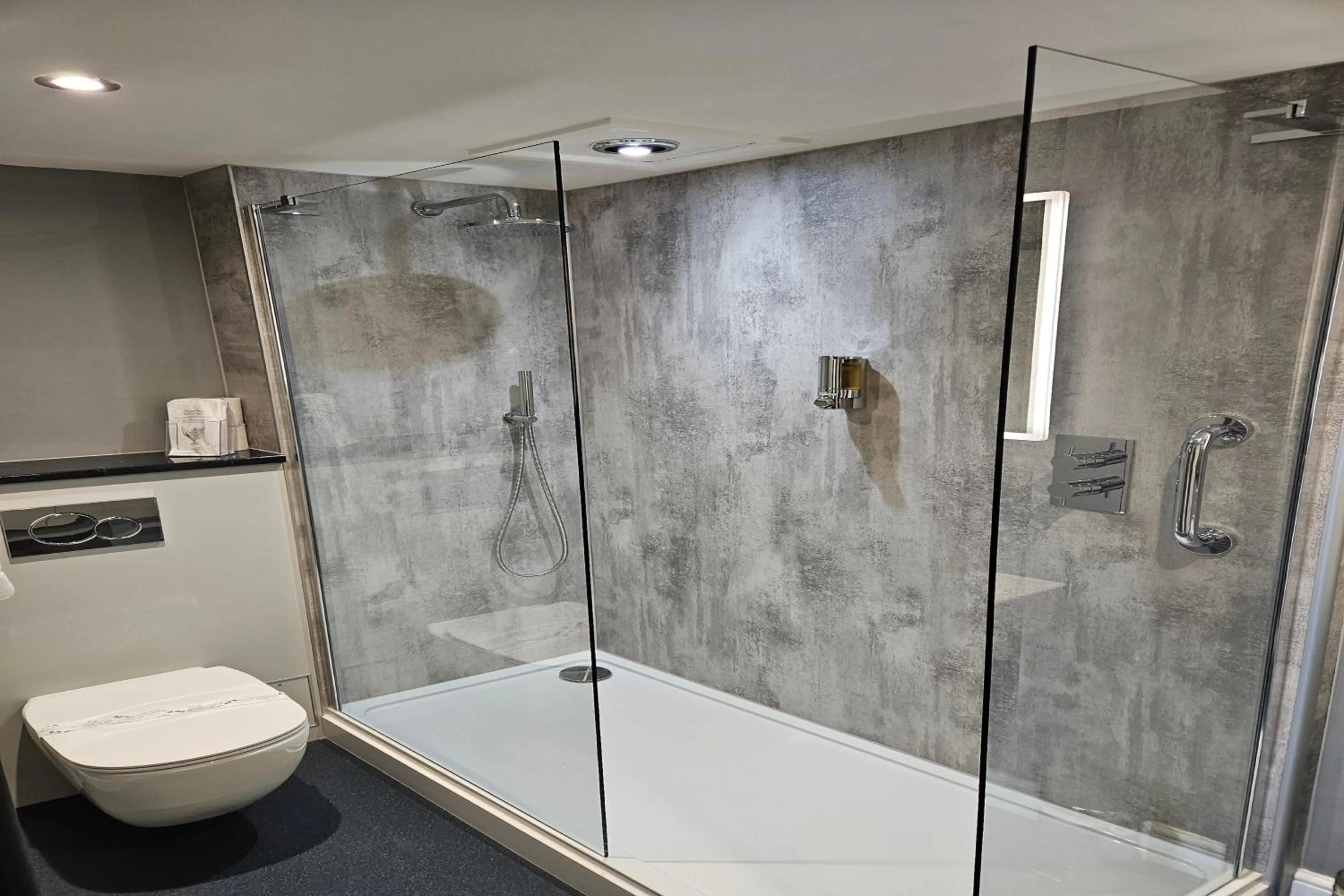 Shower in Brathay Lodge