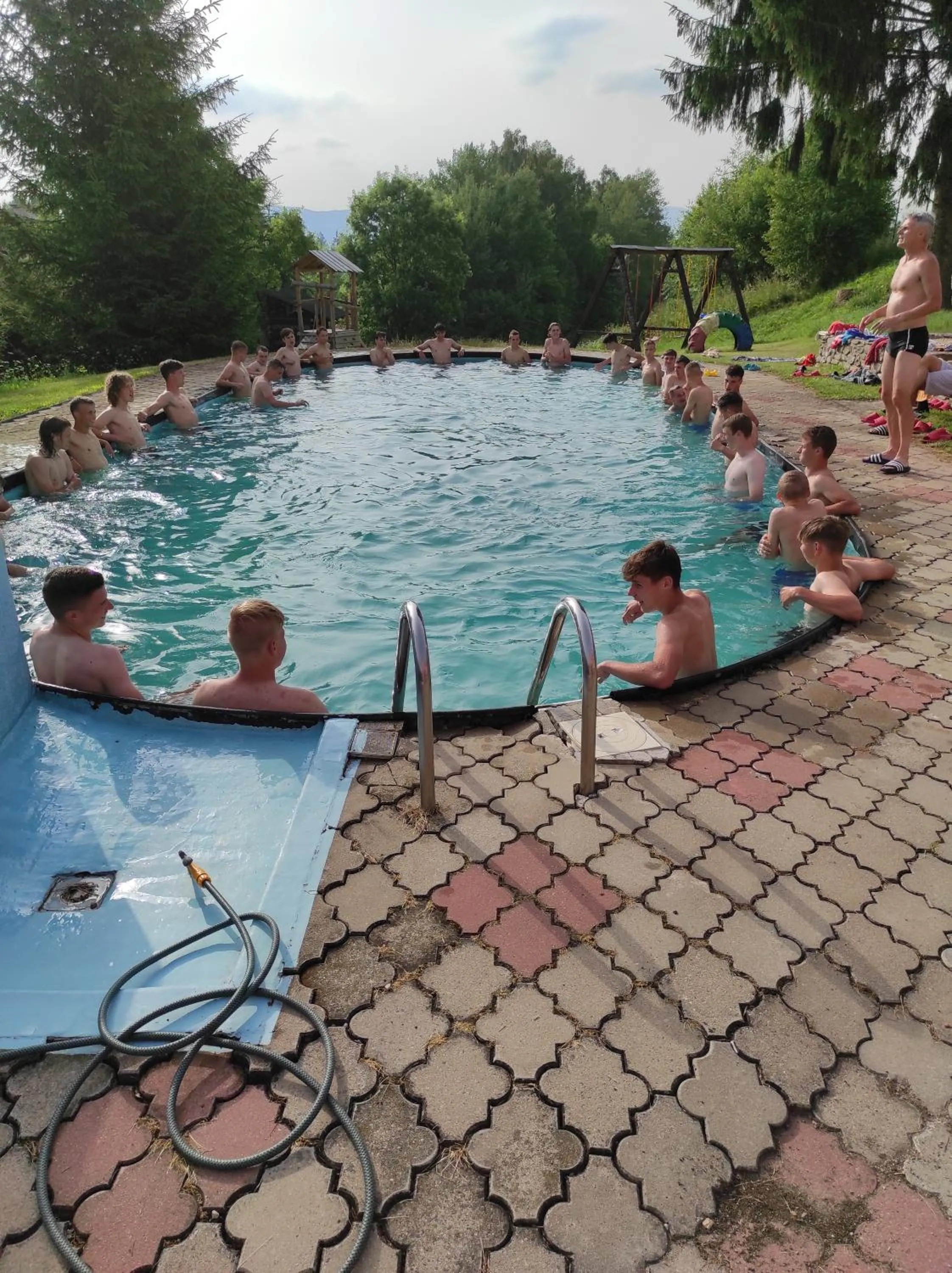 Swimming pool in Hotel Na Trojce