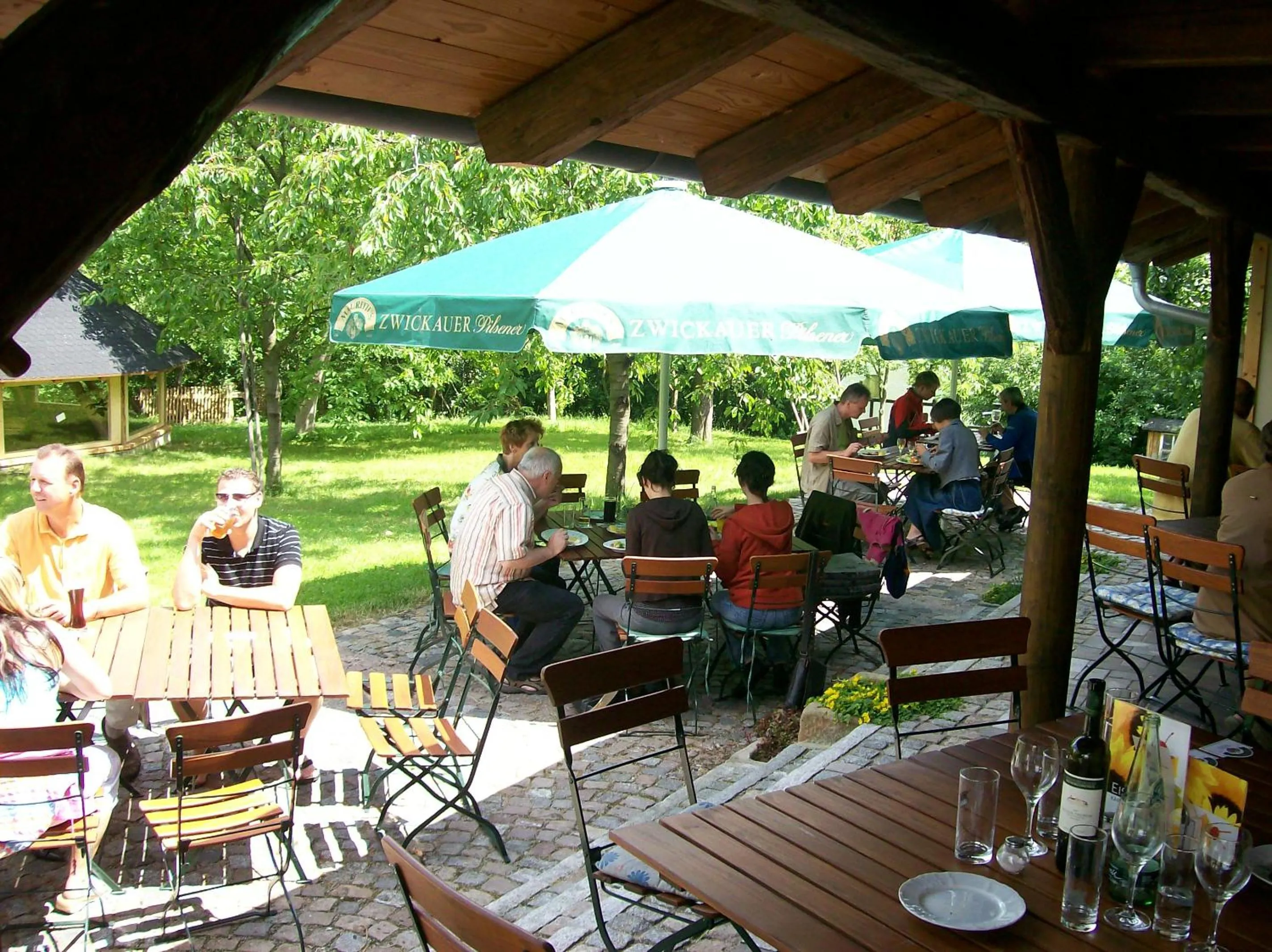 Garden view in Fischerhof