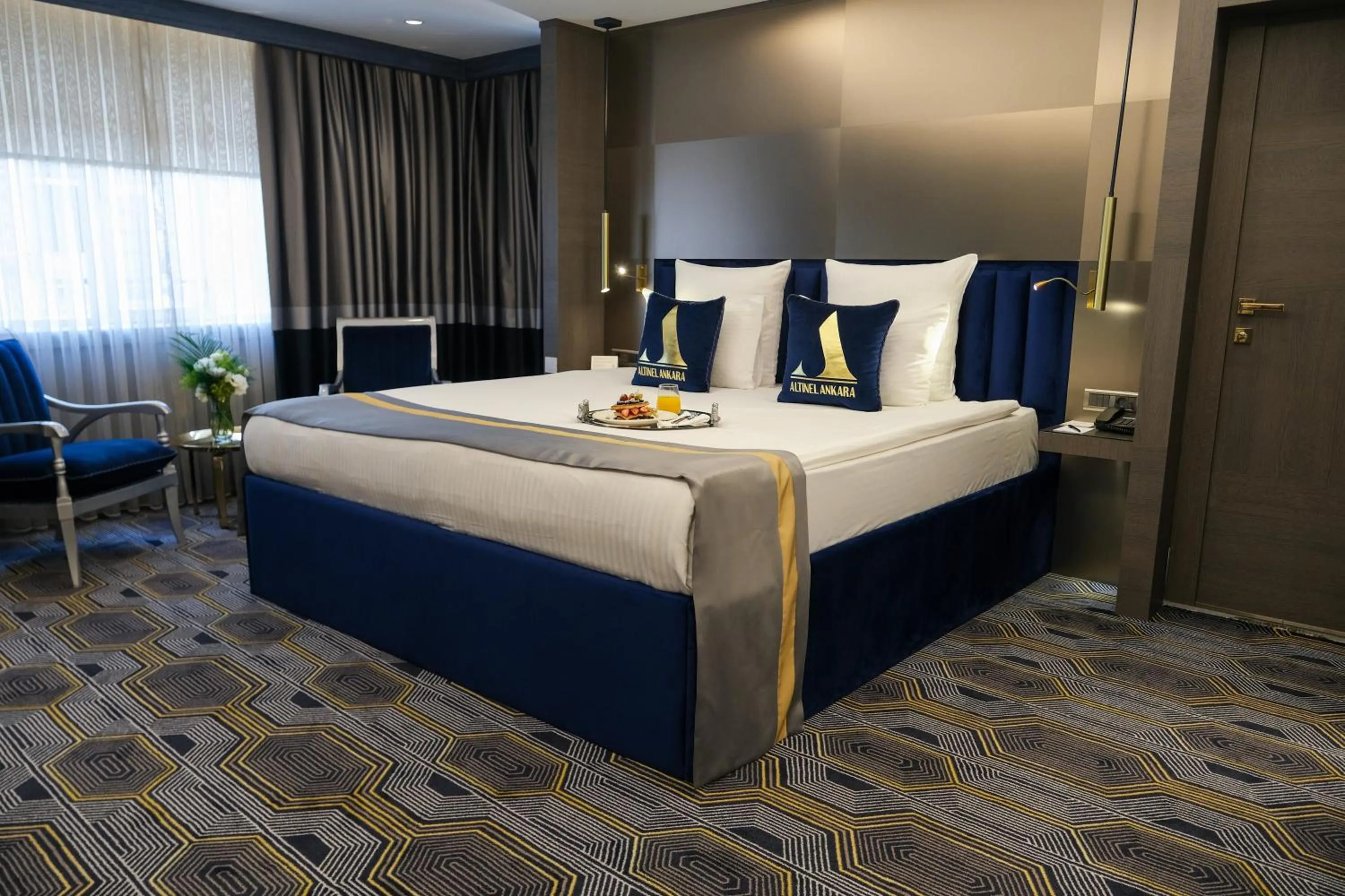 Bed in Altinel Ankara Hotel & Convention Center