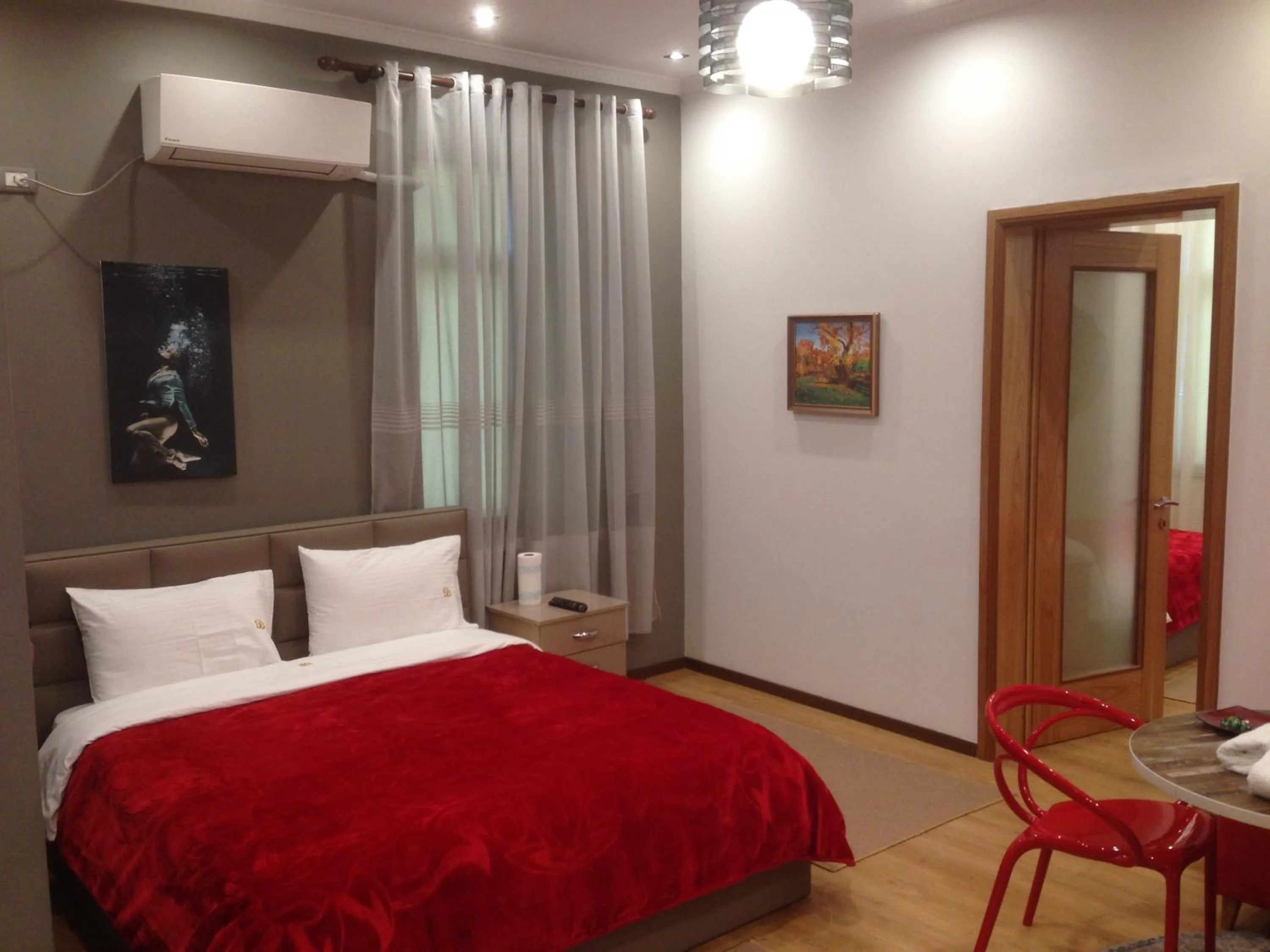 Bed in Hotel Bujtina Bicolli