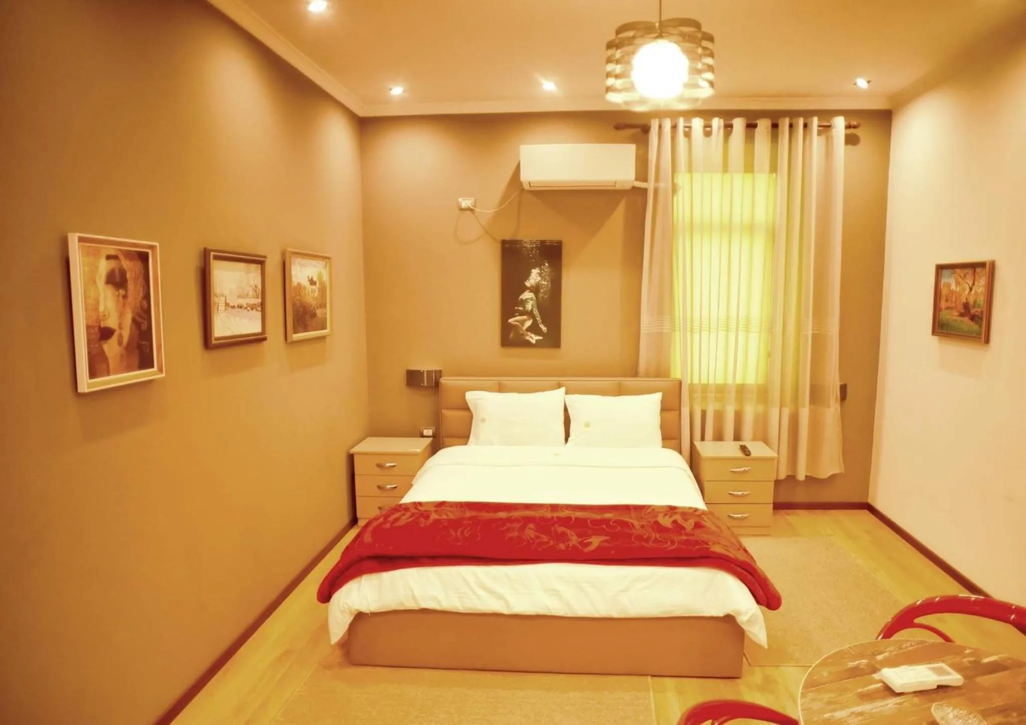 Bed in Hotel Bujtina Bicolli