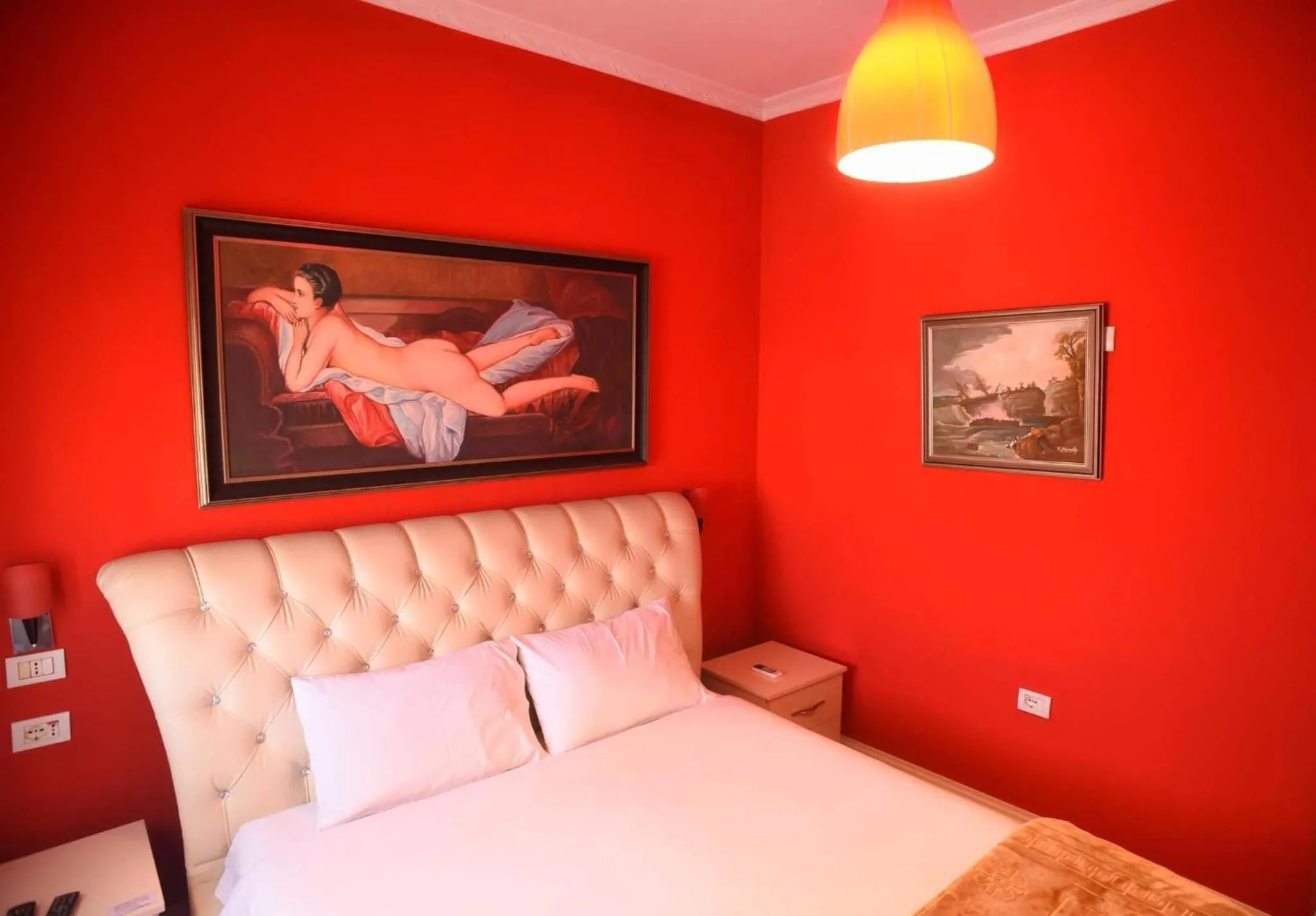 Bed in Hotel Bujtina Bicolli