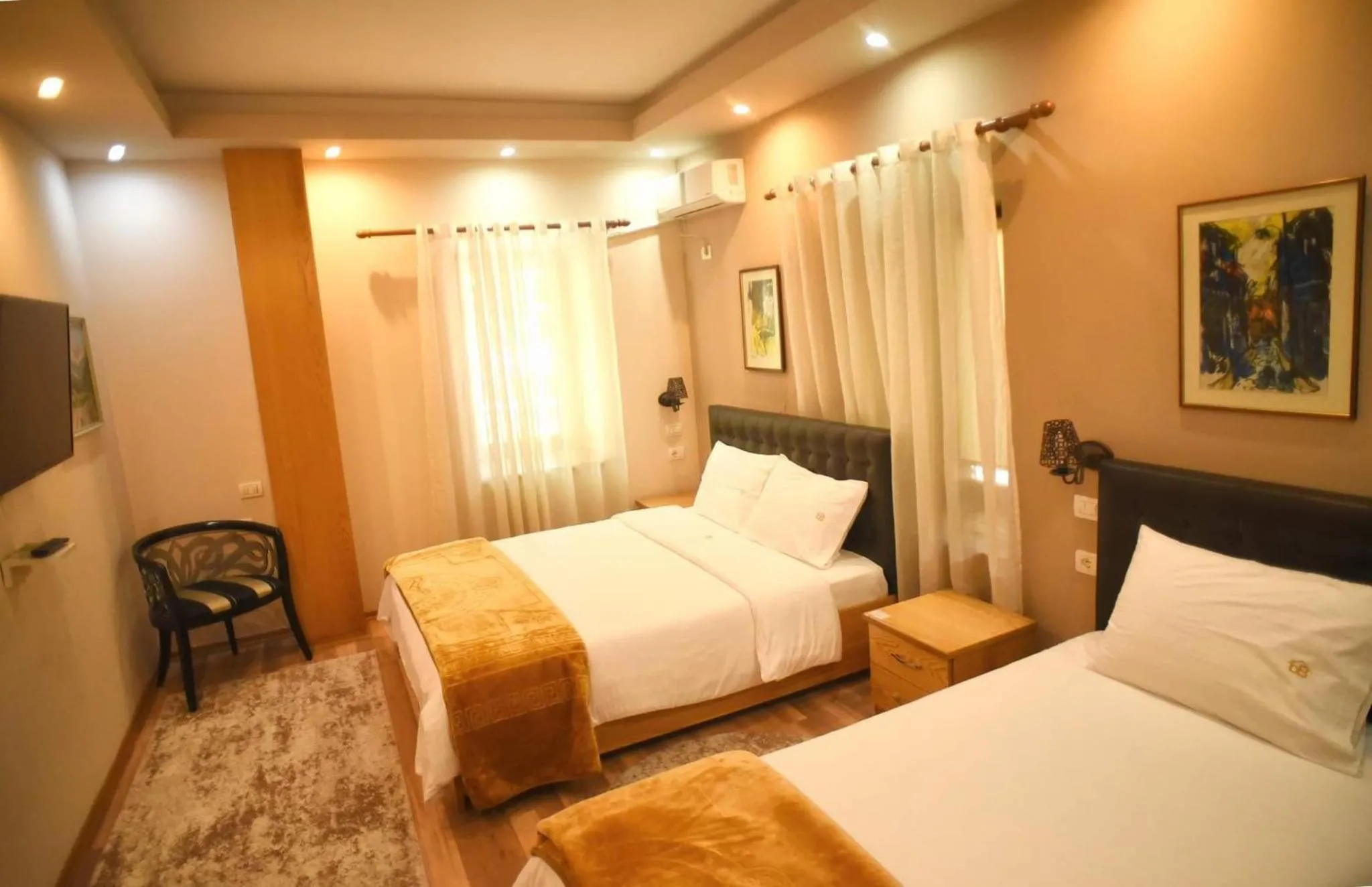 Bed in Hotel Bujtina Bicolli