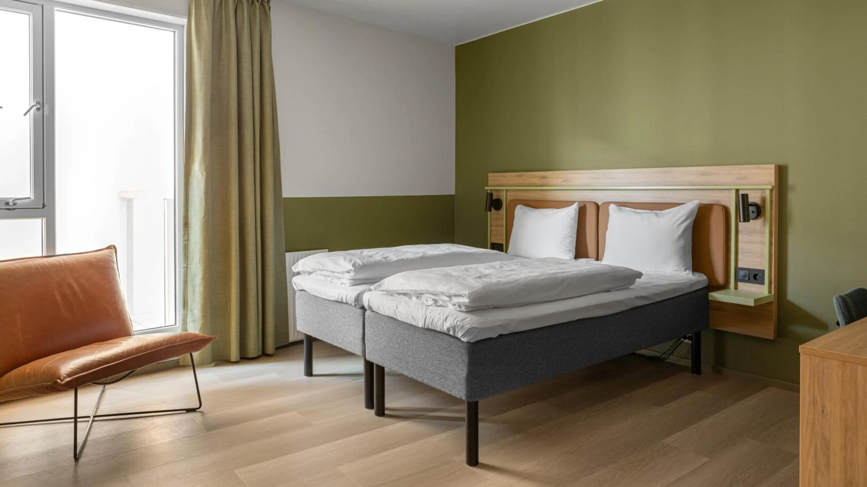 Bed in Comfort Hotel Trondheim