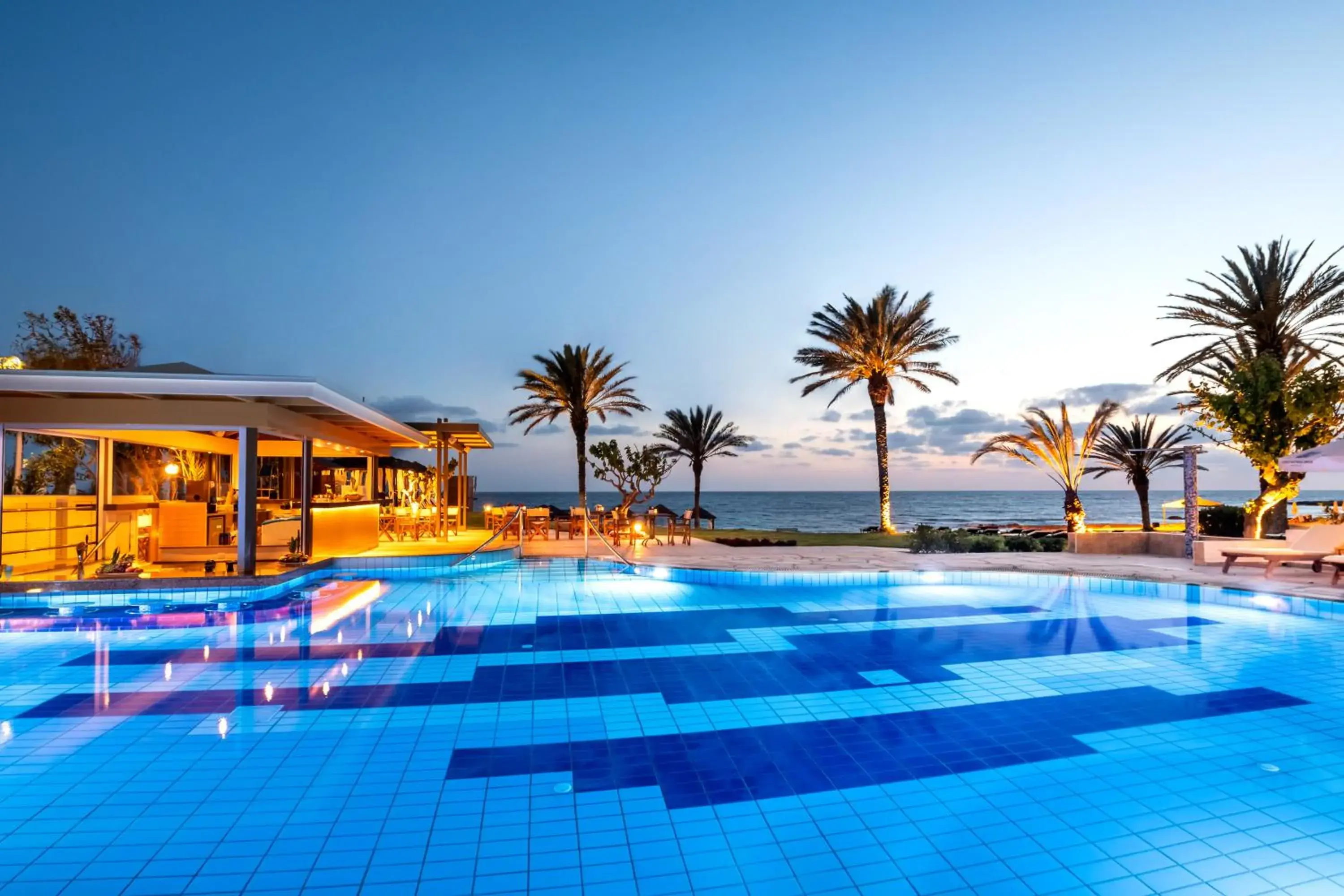 Swimming pool in Constantinou Bros Athena Beach Hotel Swimming pool in Constantinou Bros Athena Beach Hotel
