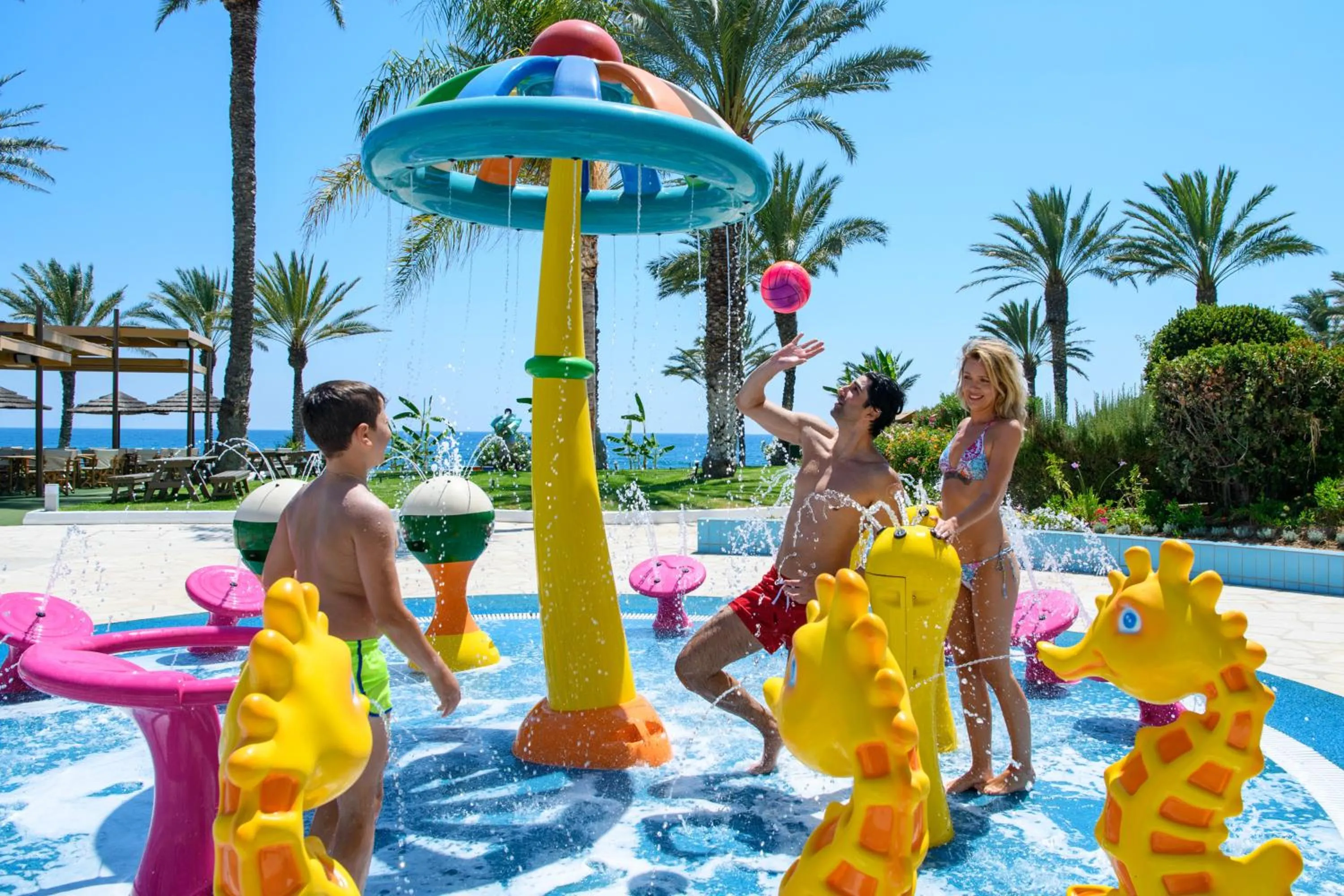 children in Constantinou Bros Athena Beach Hotel