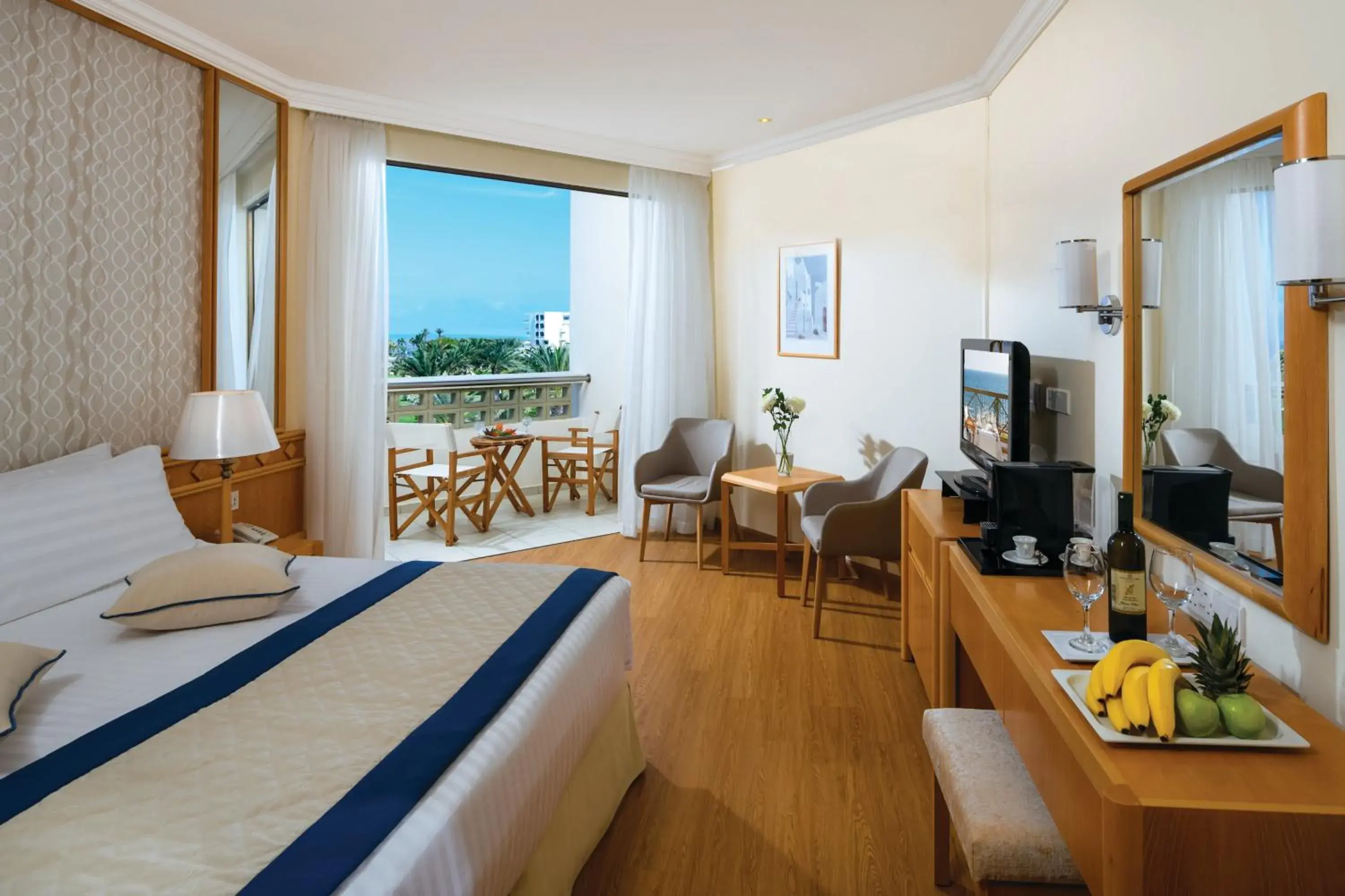Family Triple Interconnecting Classic Room Limited Sea View in Constantinou Bros Athena Beach Hotel Family Triple Interconnecting Classic Room Limited Sea View in Constantinou Bros Athena Beach Hotel