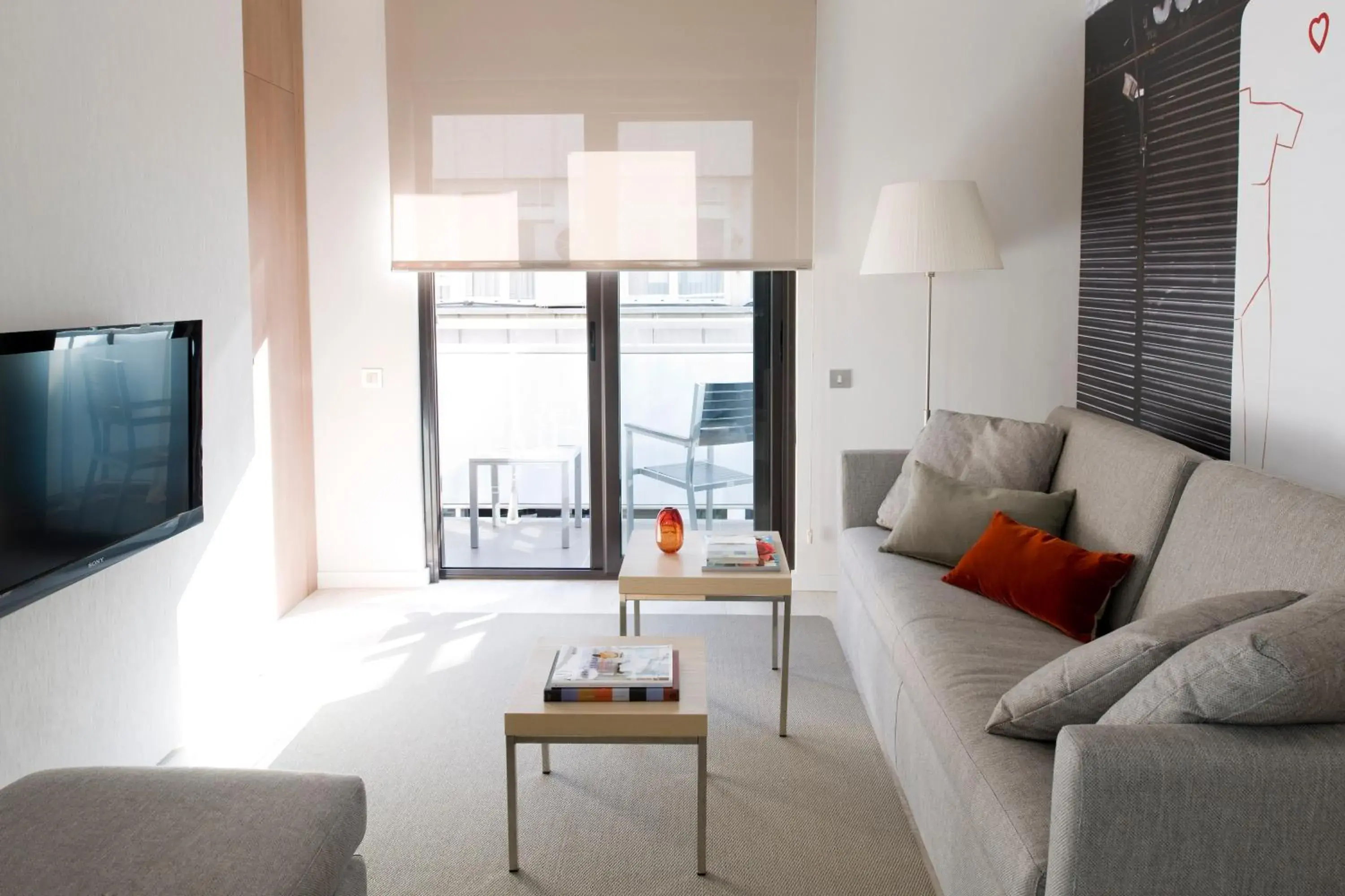 Living room in Eric Vökel Boutique Apartments - BCN Suites Living room in Eric Vökel Boutique Apartments - BCN Suites