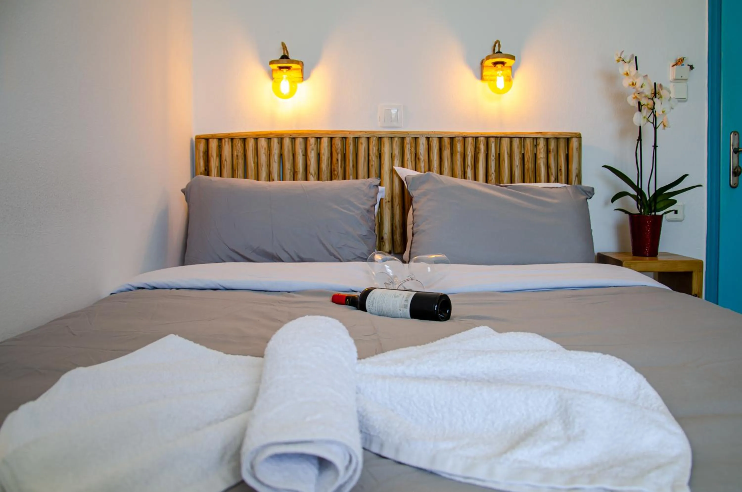 Bed in Hotel Livadia