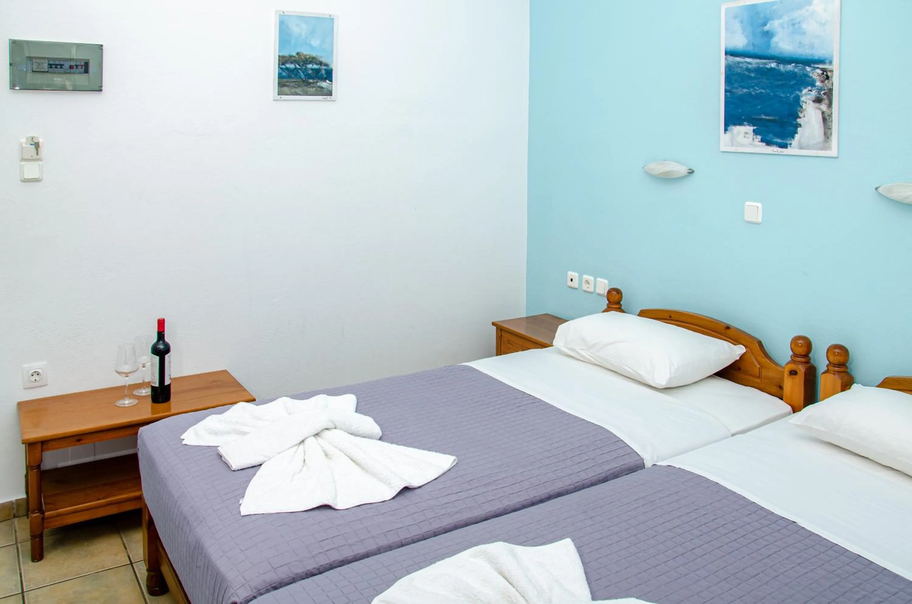 Bed in Hotel Livadia