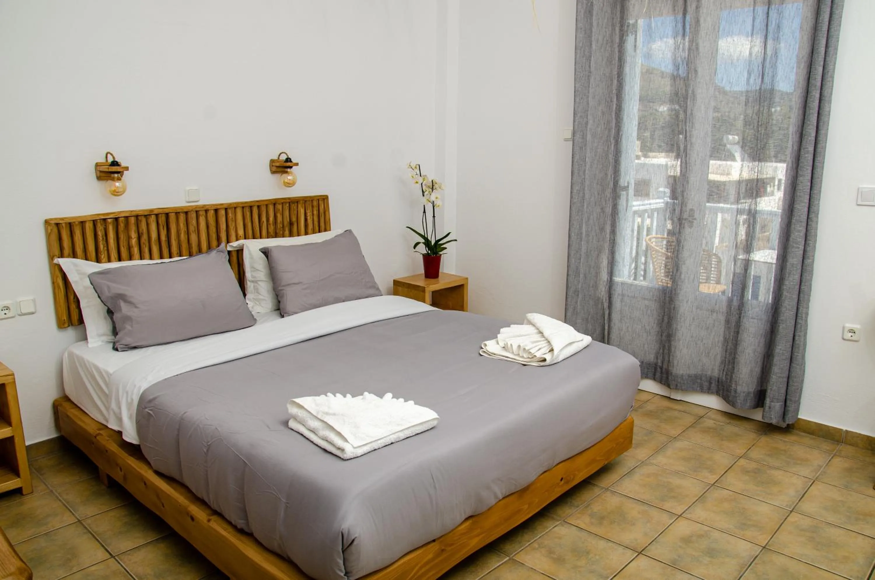 Bed in Hotel Livadia