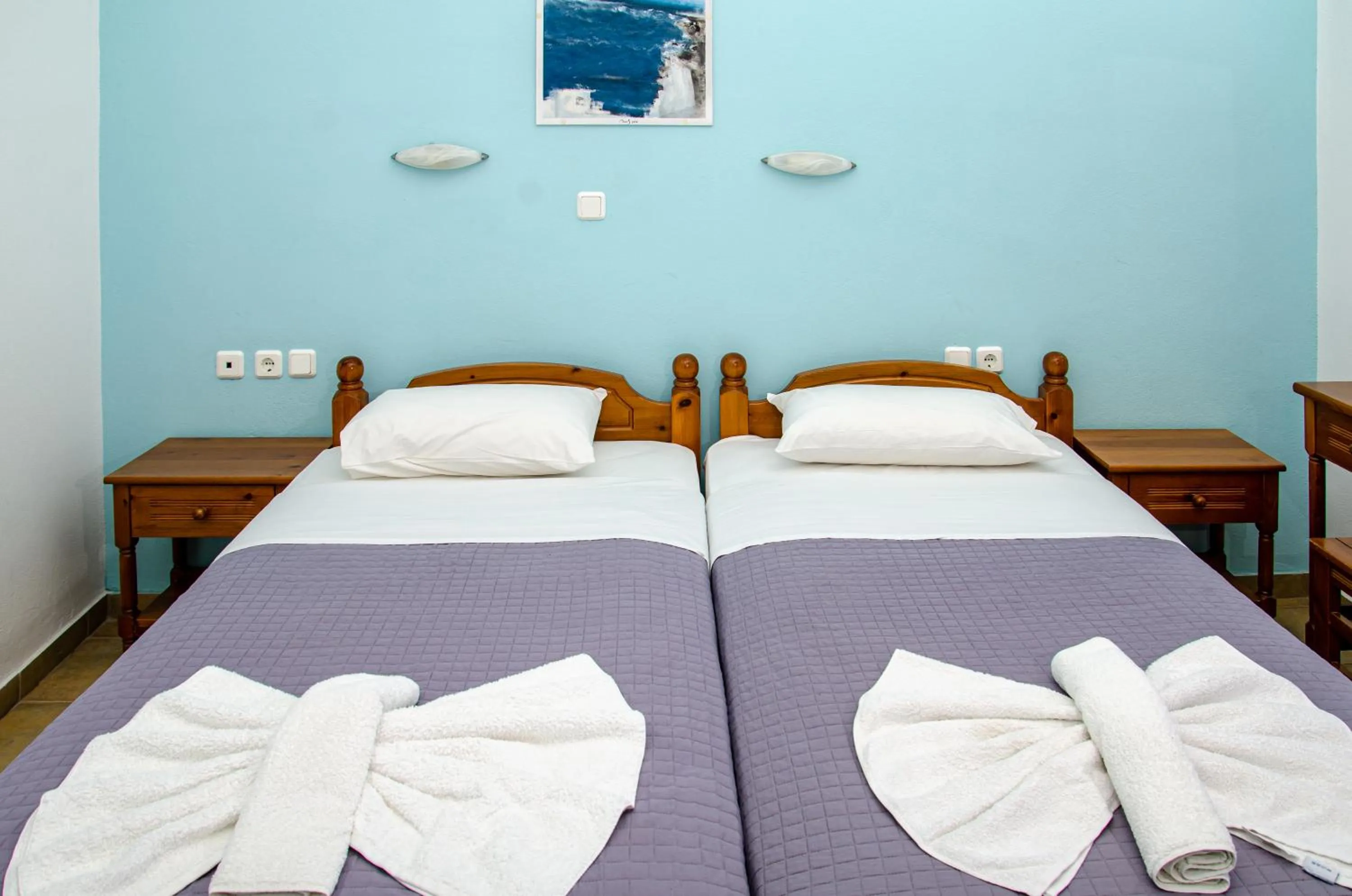 Bed in Hotel Livadia