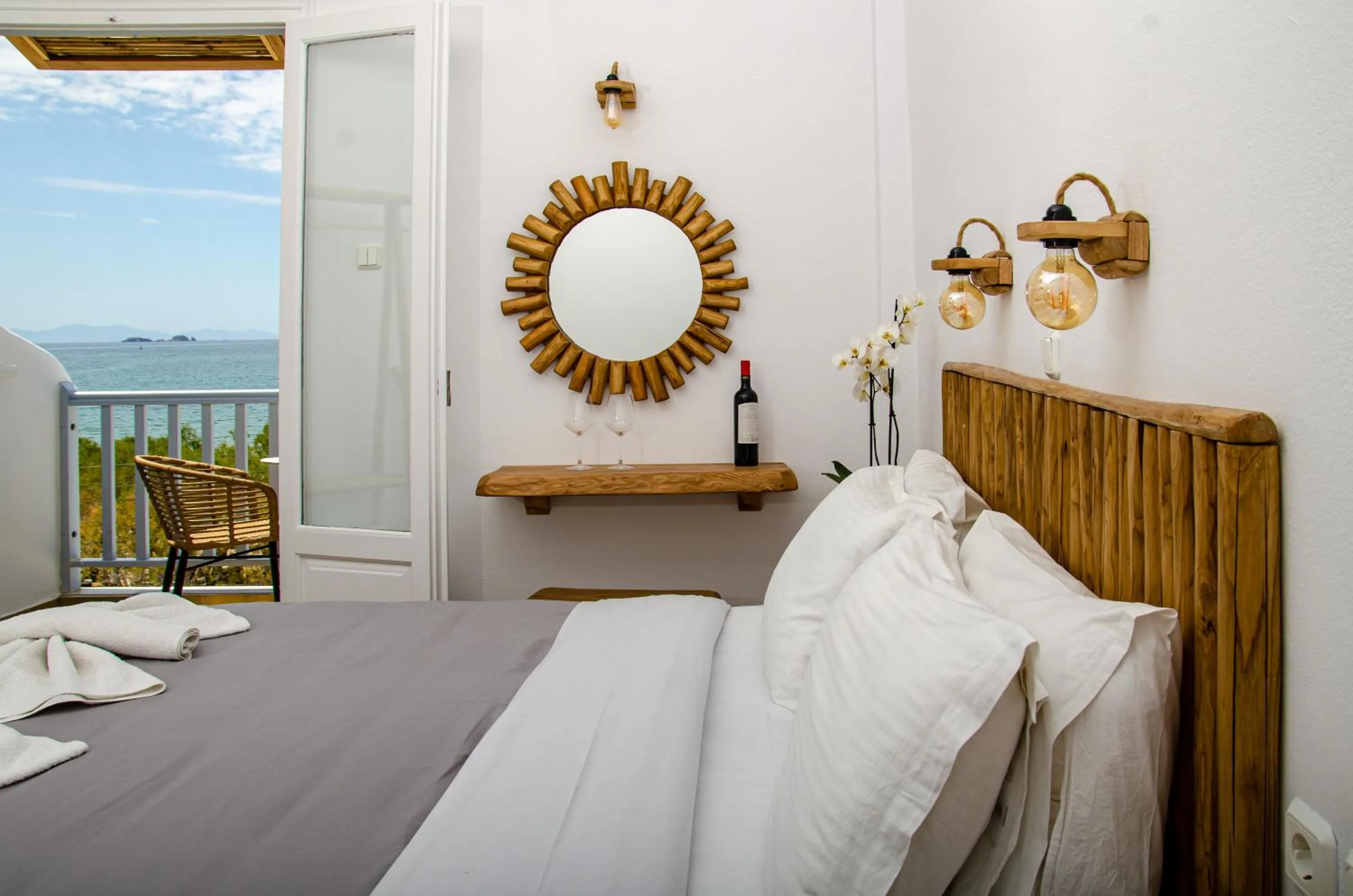 Bed in Hotel Livadia