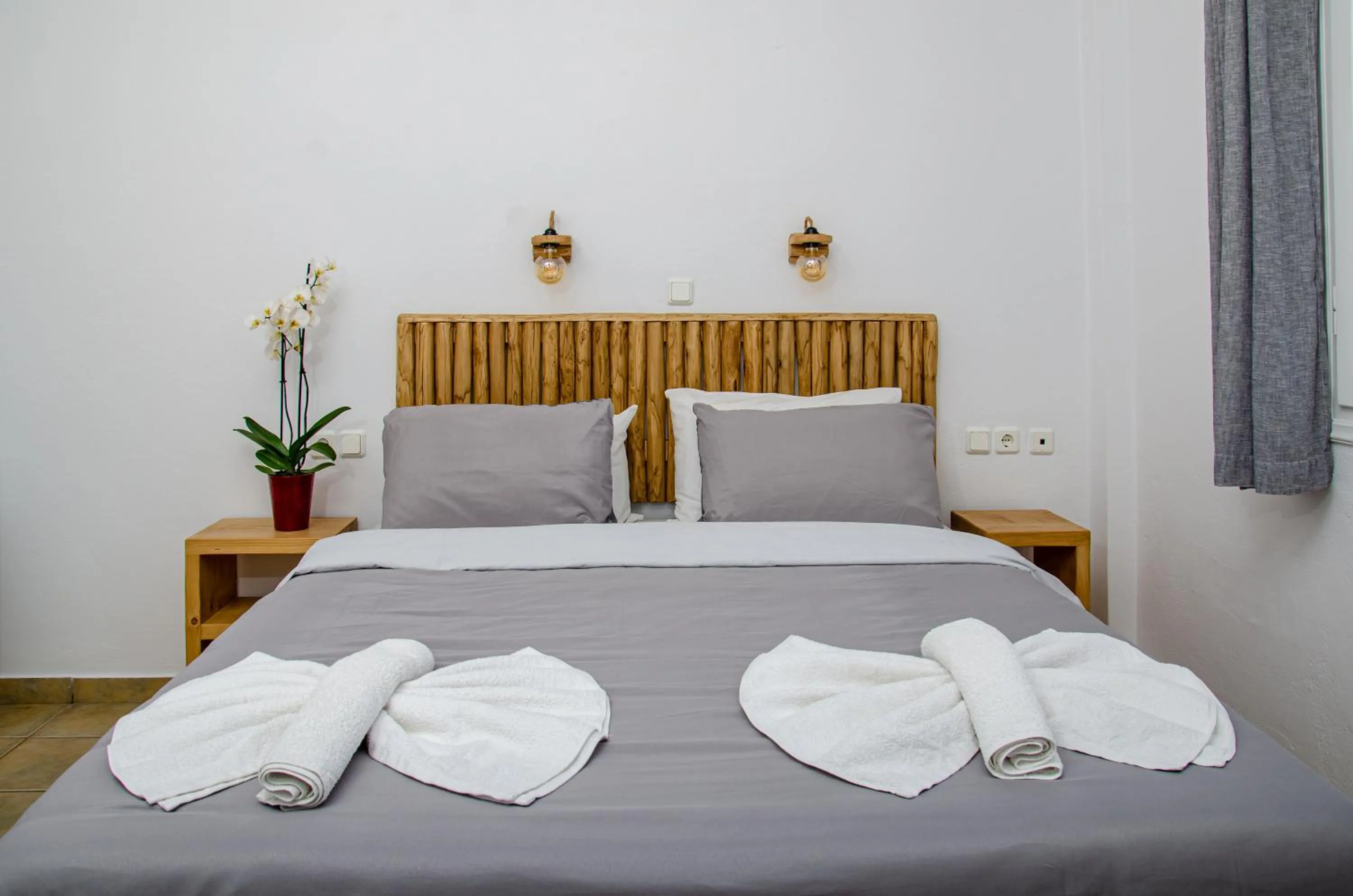 Bed in Hotel Livadia