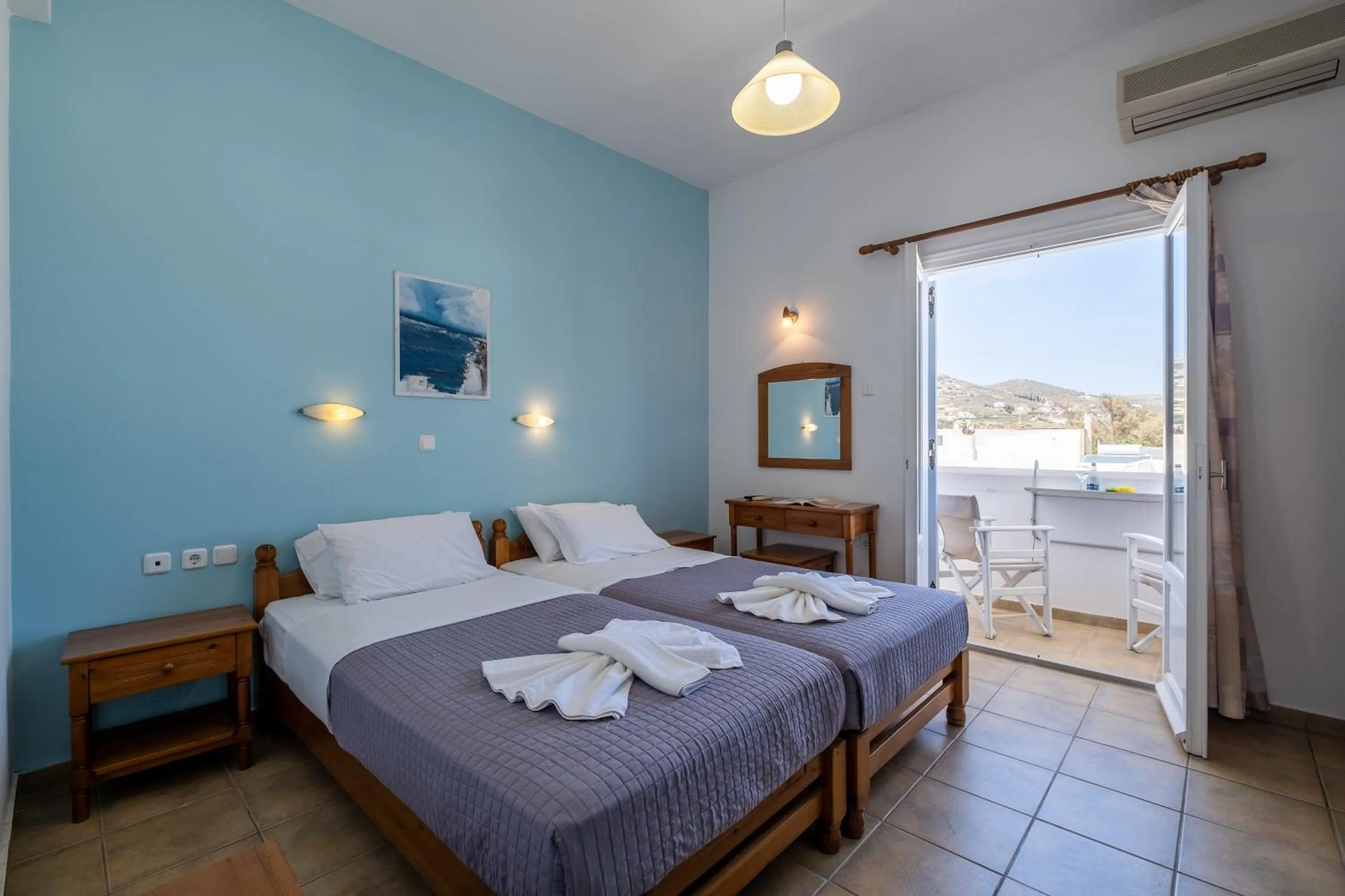 Bed in Hotel Livadia