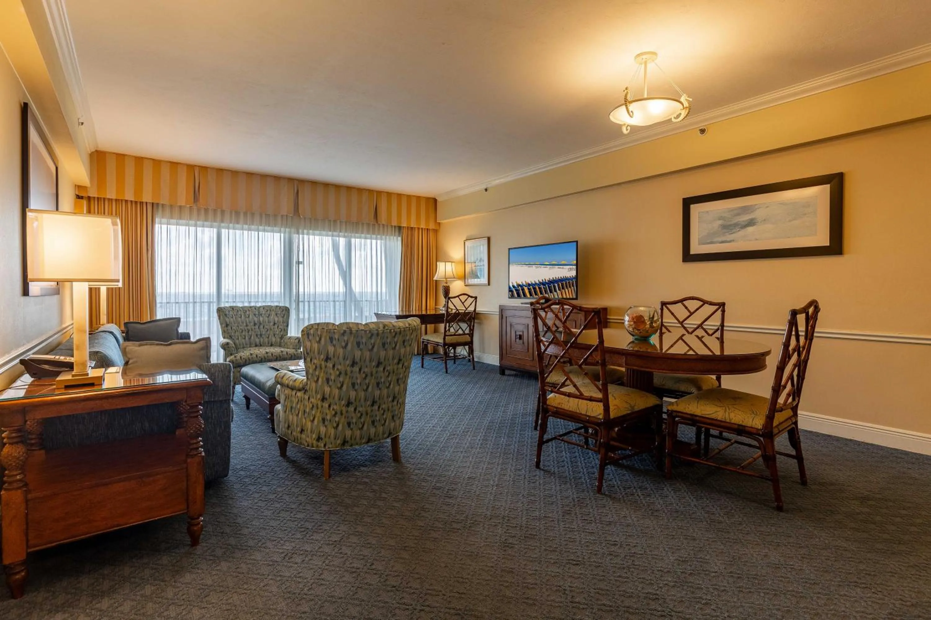 Living room in The Lago Mar Beach Resort and Club