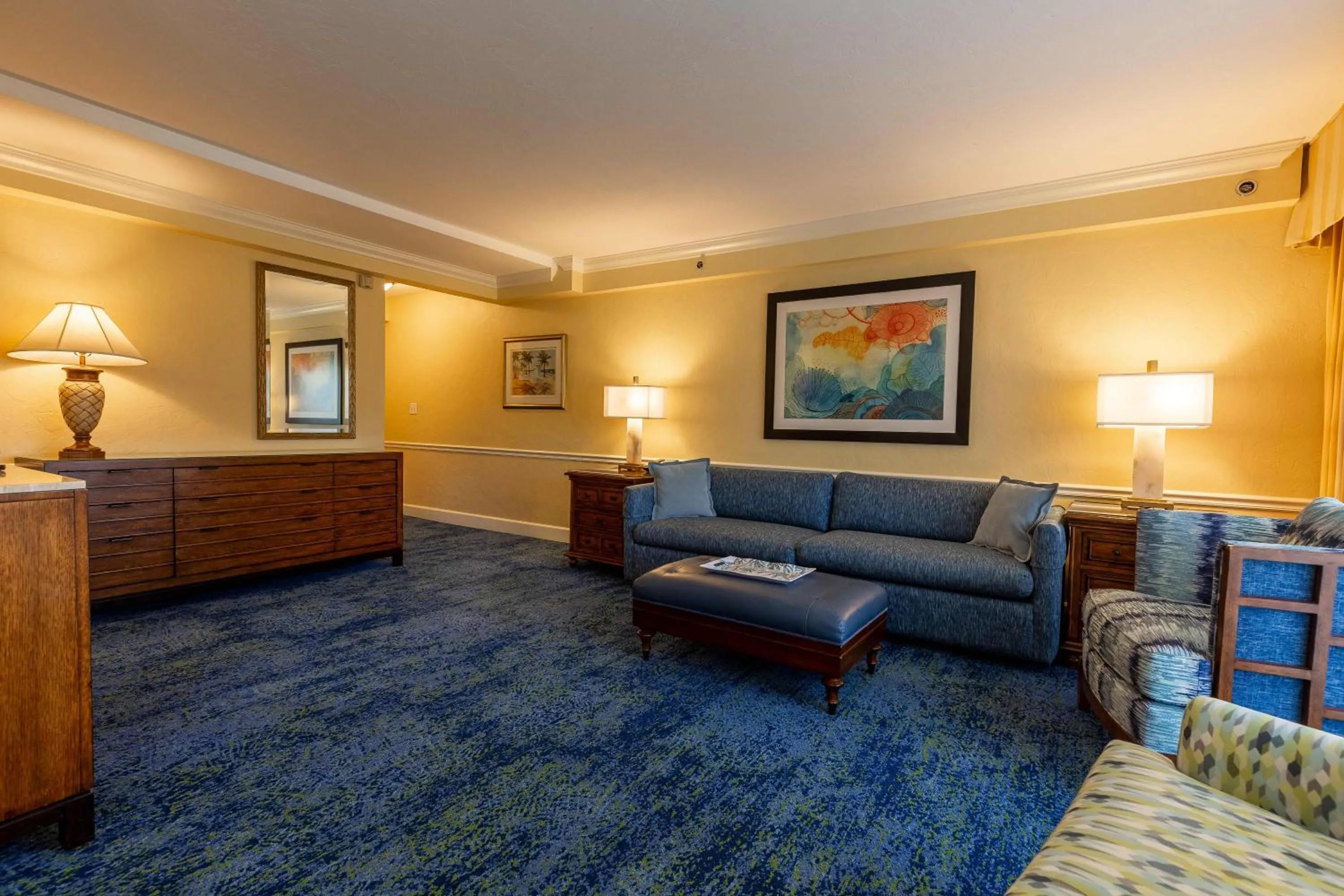 Living room in The Lago Mar Beach Resort and Club