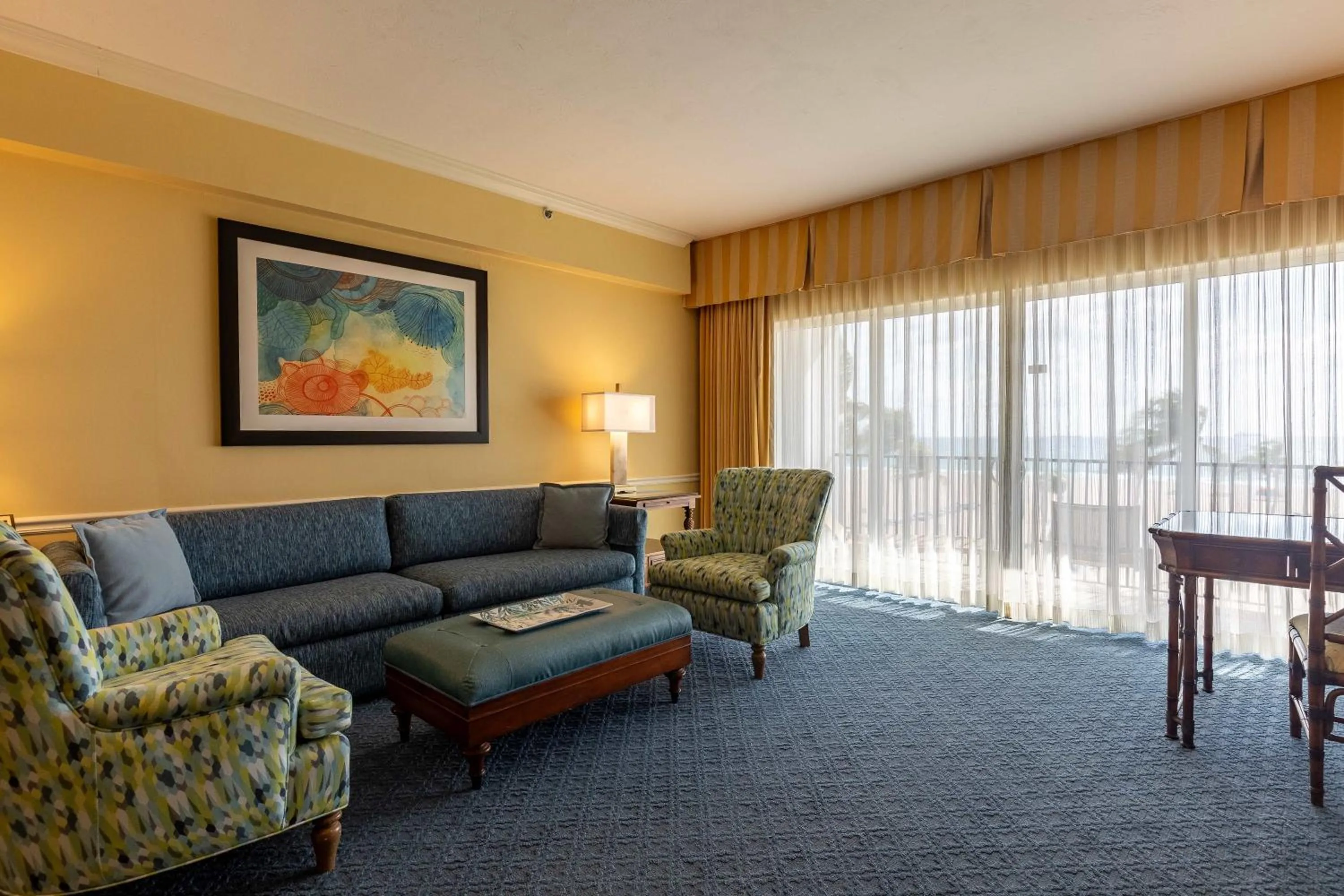 Living room in The Lago Mar Beach Resort and Club