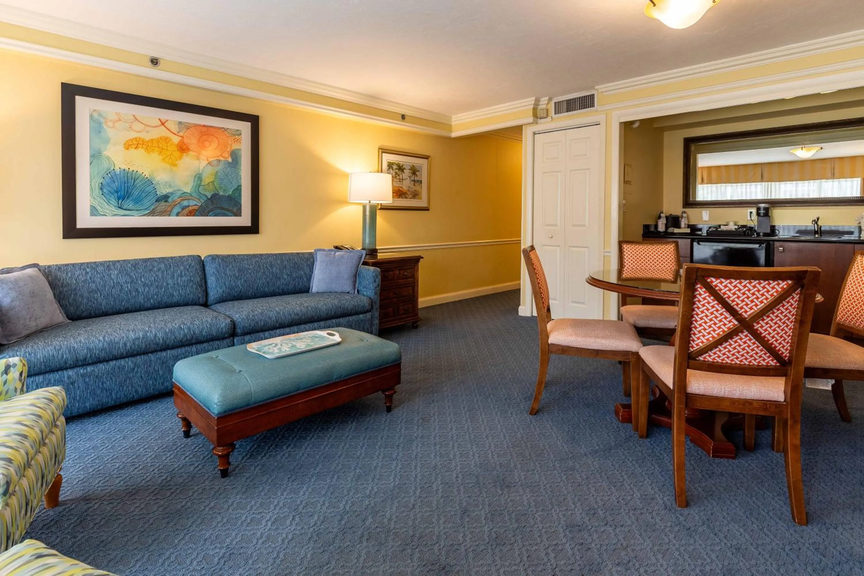 Living room in The Lago Mar Beach Resort and Club