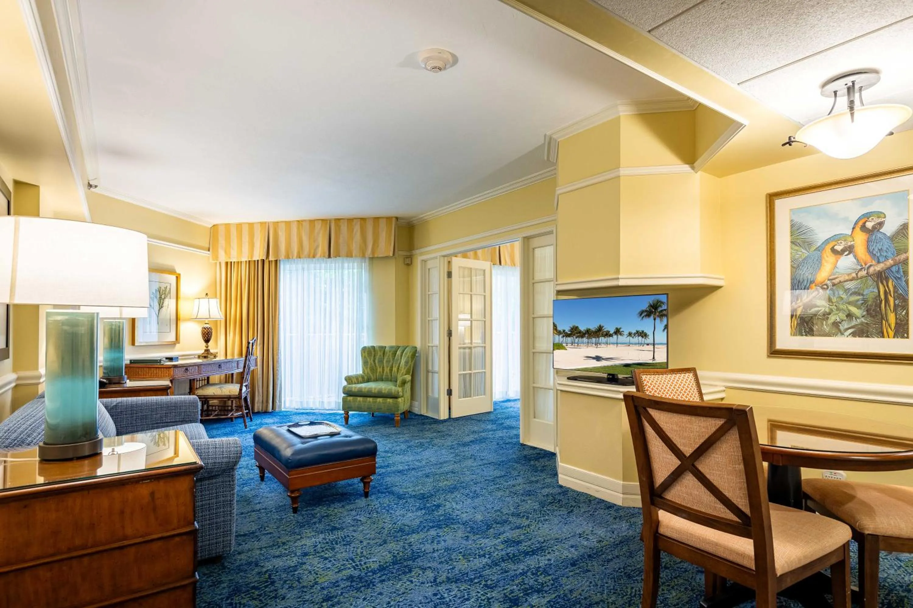 Living room in The Lago Mar Beach Resort and Club